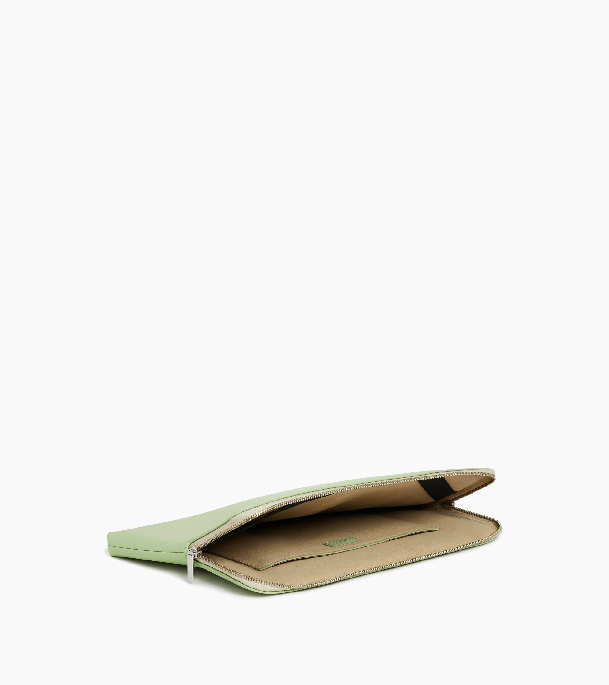 14" laptop sleeve in grained leather - Image 3