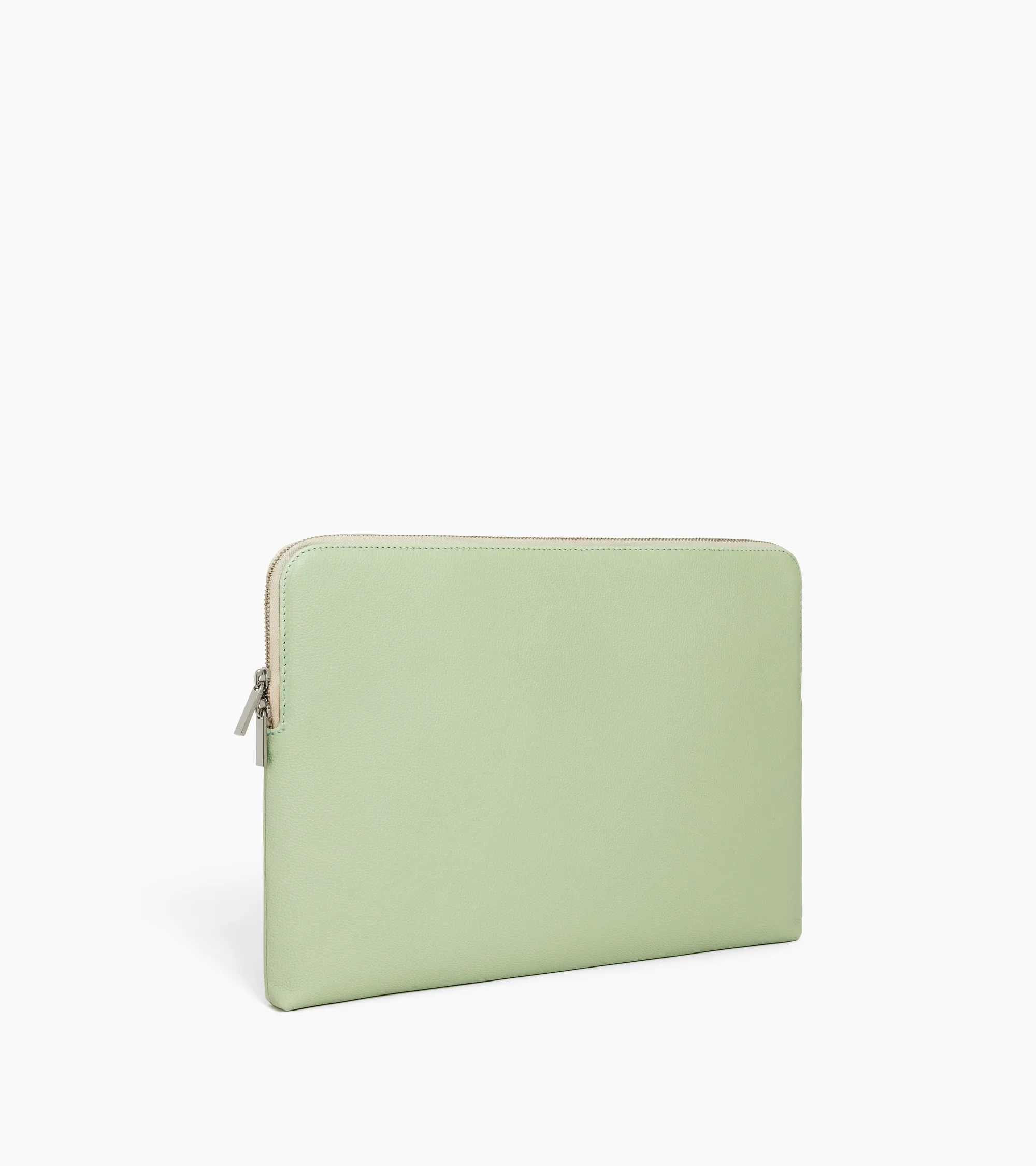 14" laptop sleeve in grained leather - Image 4