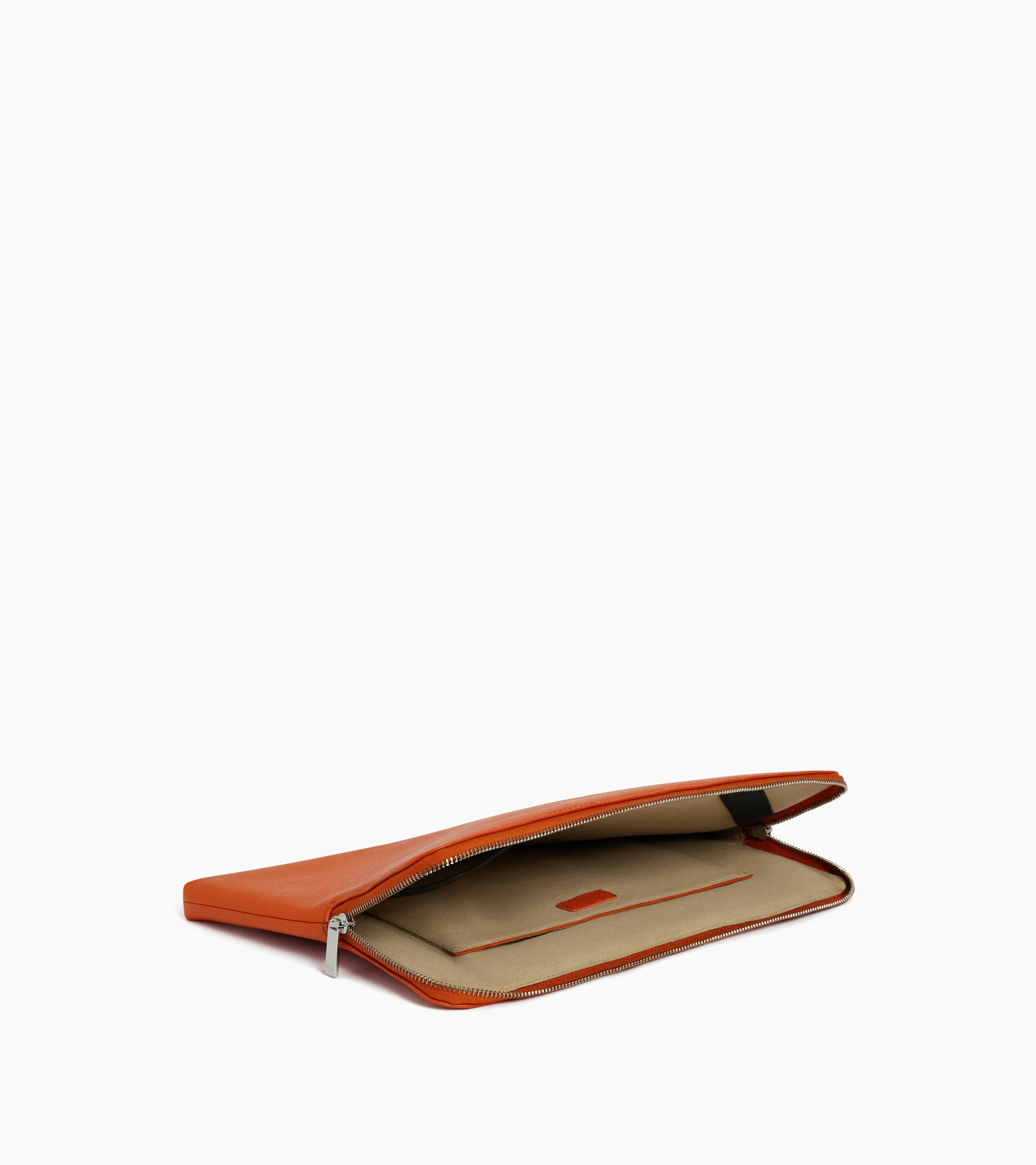 14" laptop sleeve in grained leather - Image 3