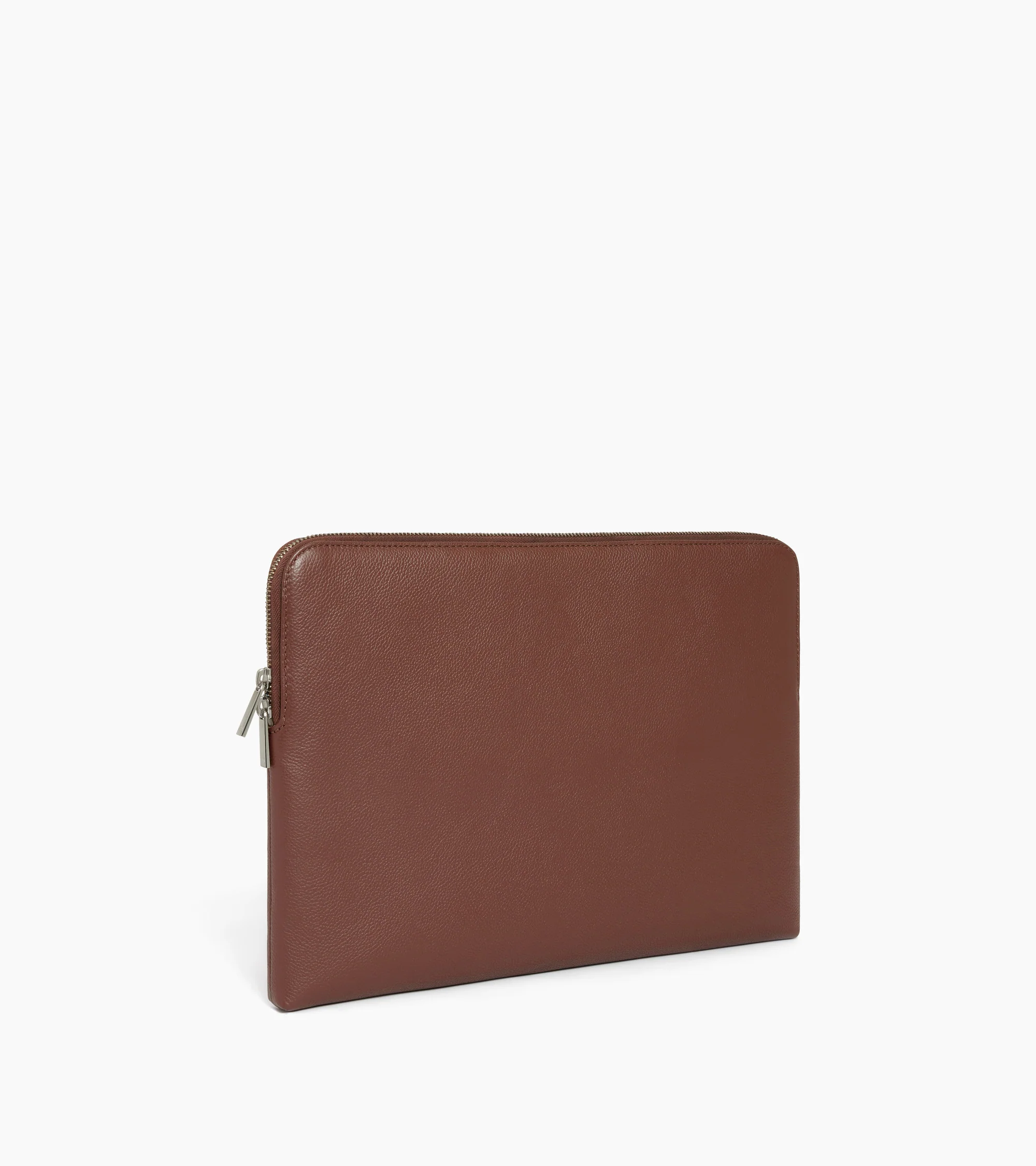 14" laptop sleeve in grained leather - Image 4
