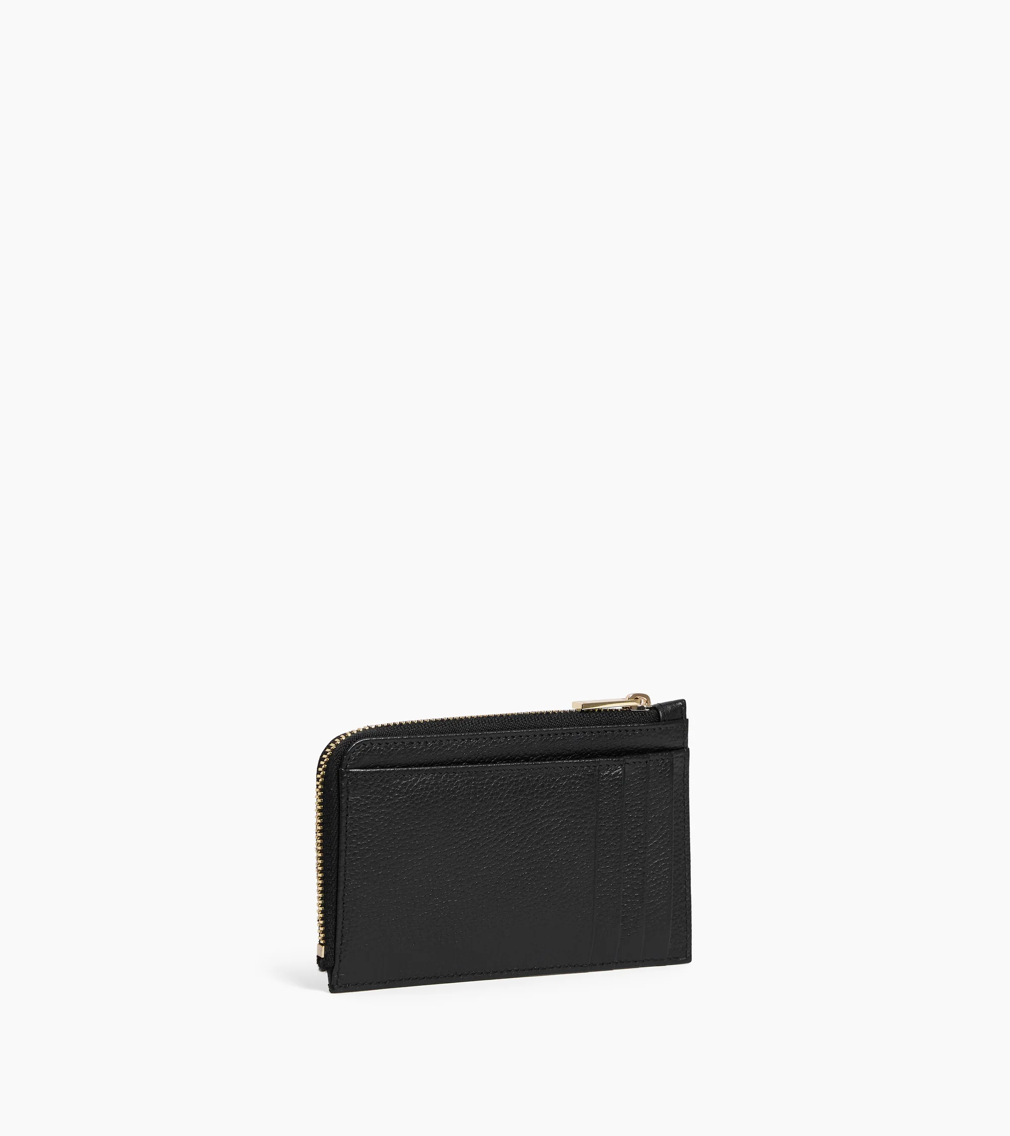 Albertine zipped card holder in grained leather - Image 4