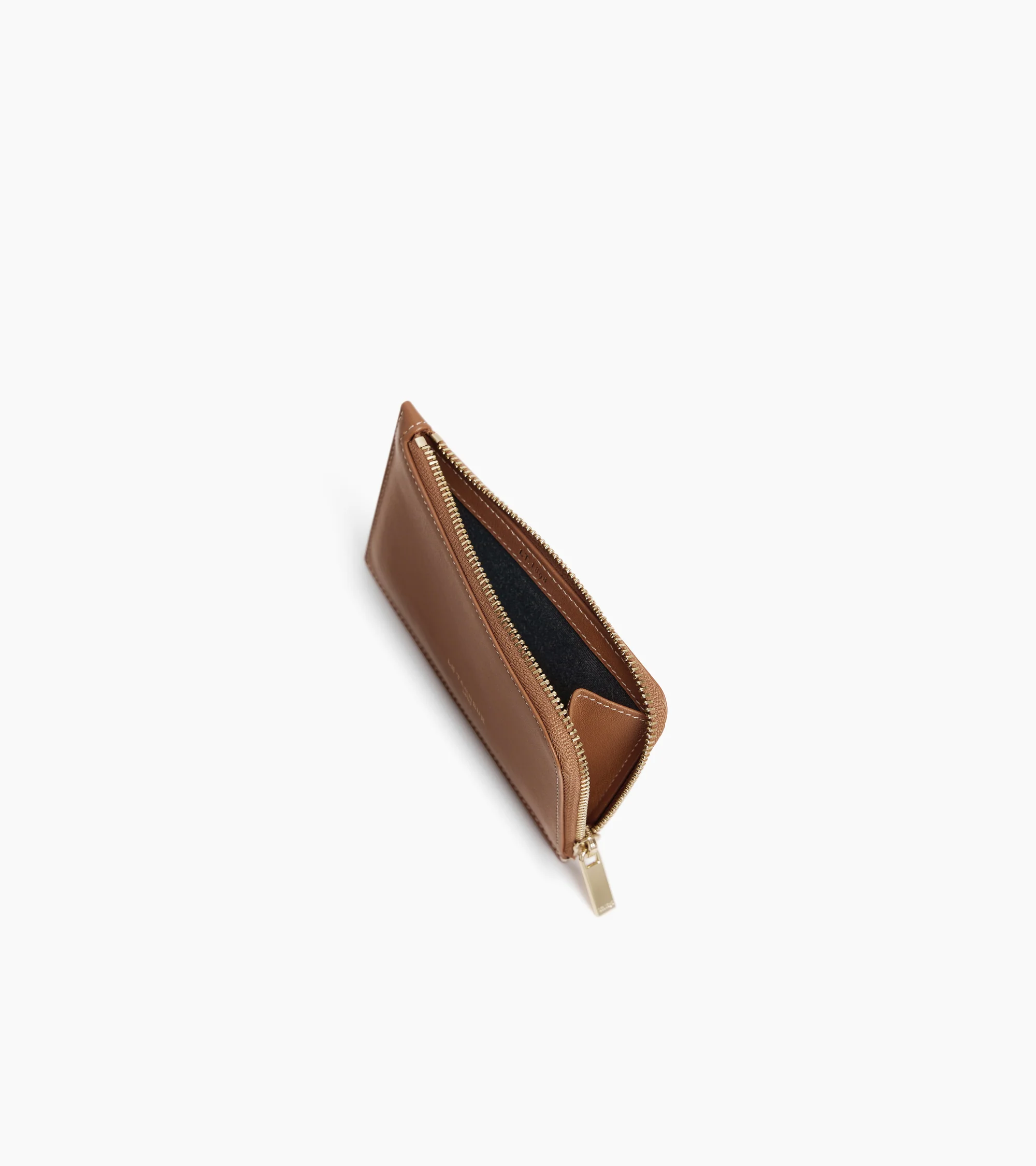 Albertine zipped card holder in smooth leather - Image 3