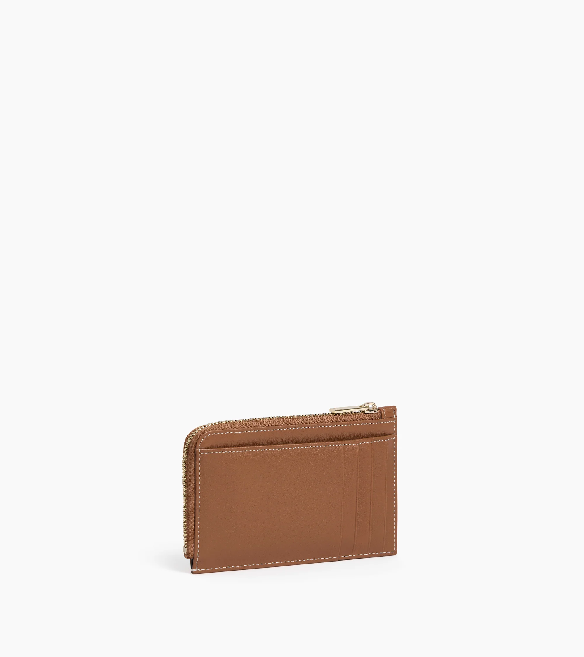 Albertine zipped card holder in smooth leather - Image 4
