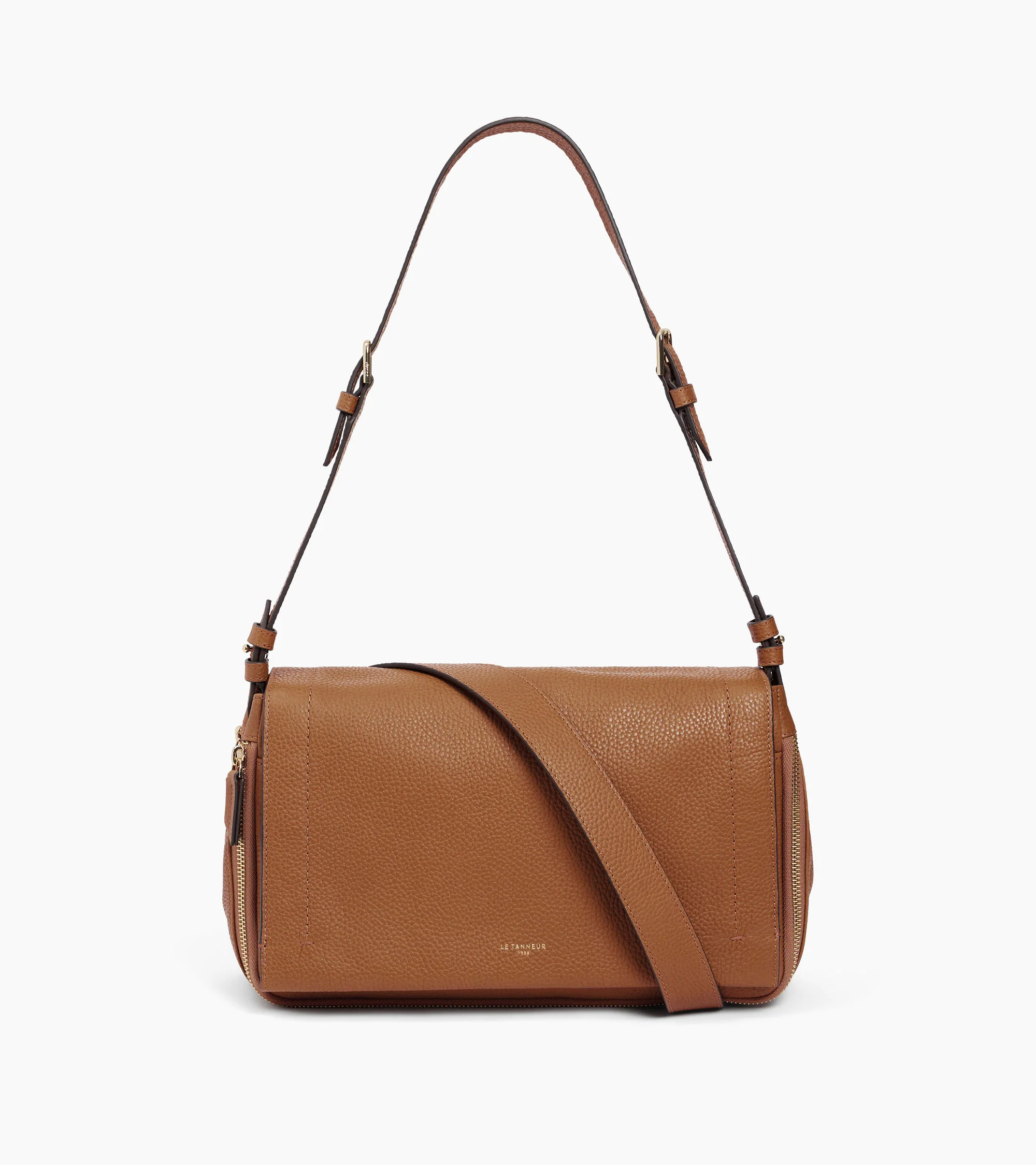 Aurore medium shoulder bag in grained leather - Image 5