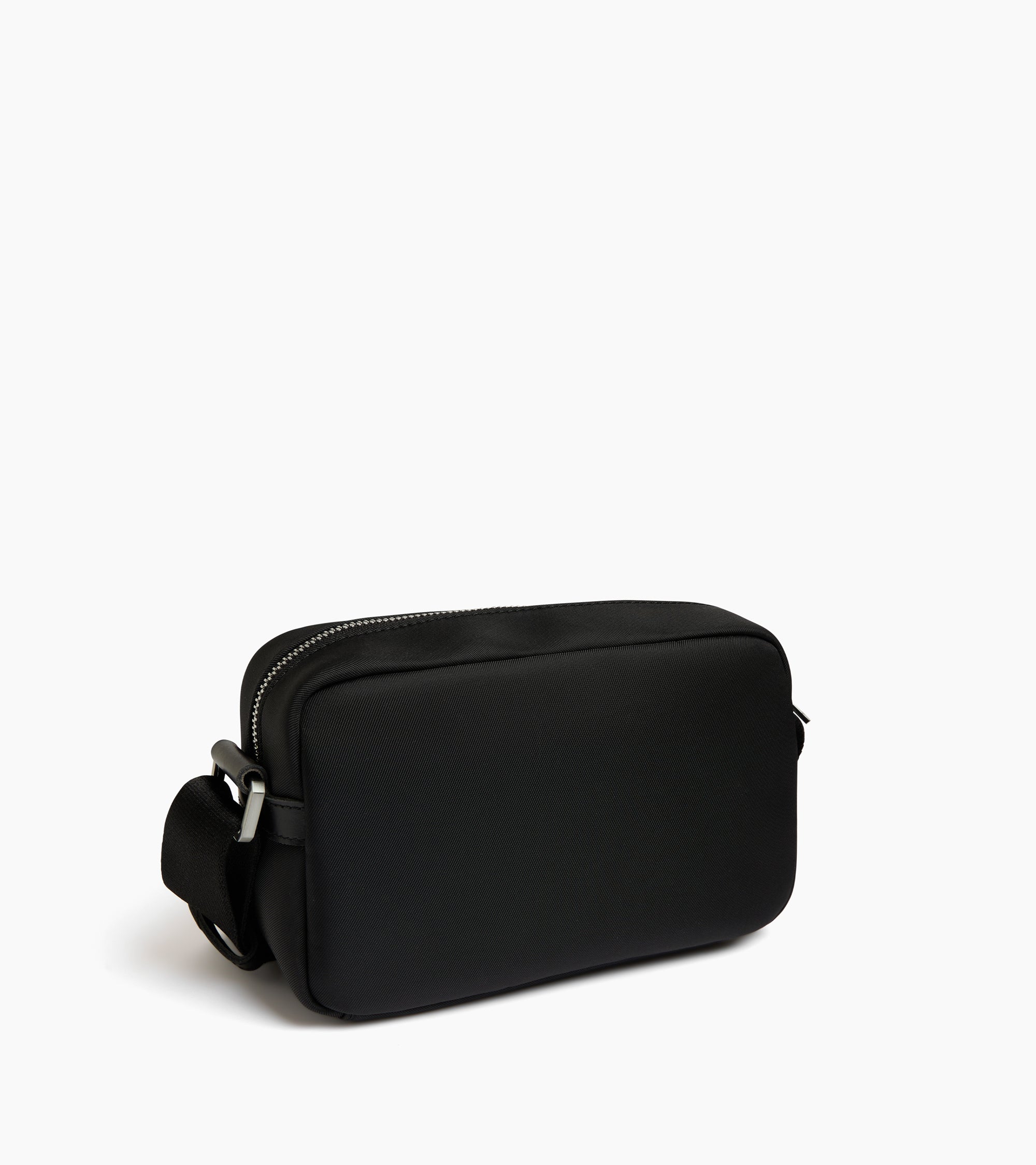 Basile small shoulder bag in nylon canvas and smooth leather - Image 5