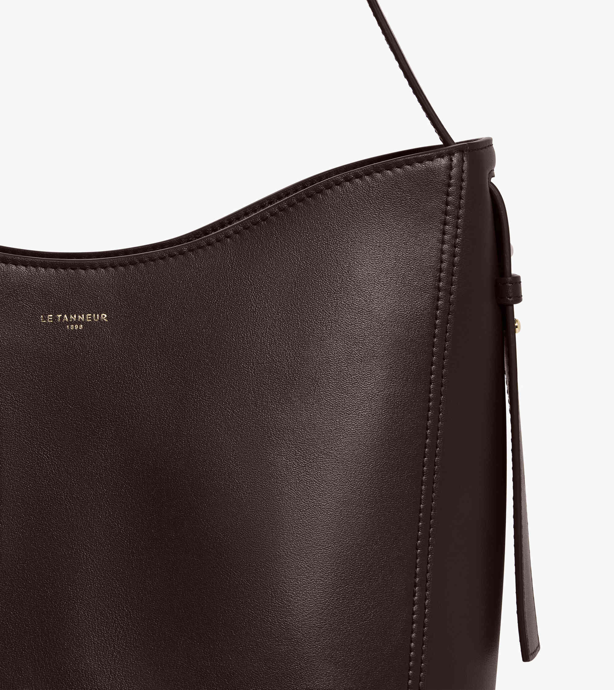 Céleste medium hobo bag in smooth leather - Image 3