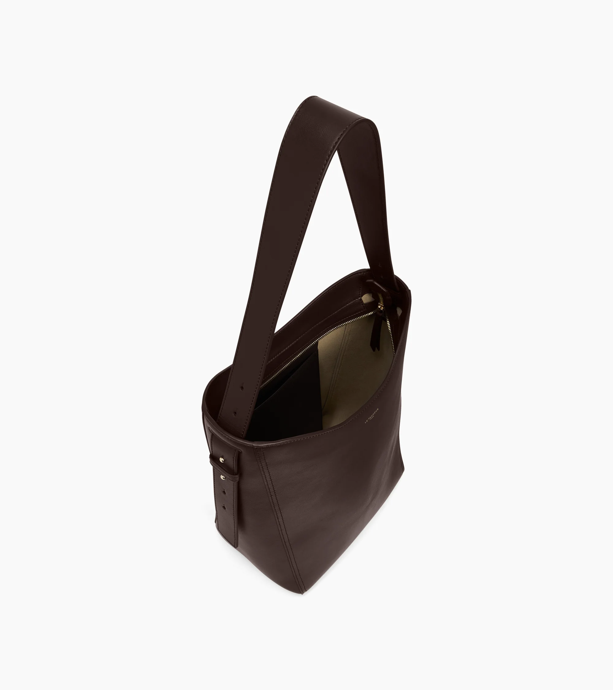Céleste medium hobo bag in smooth leather - Image 4