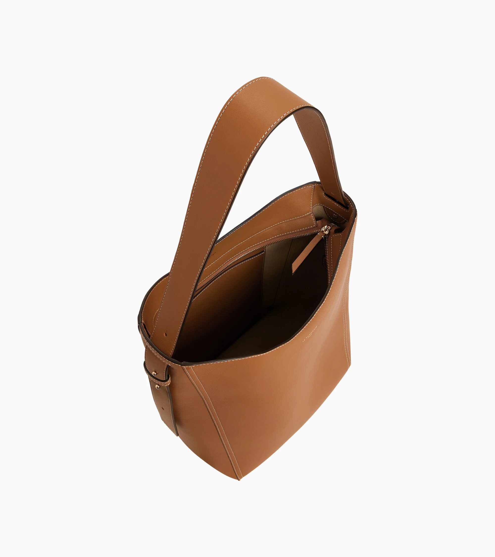 Céleste medium hobo bag in smooth leather - Image 4