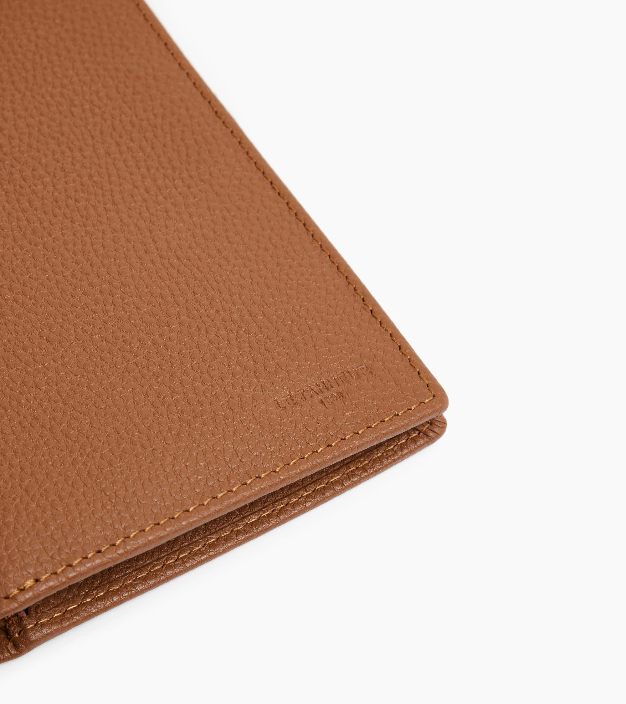 Charles large zipped wallet in grained leather - Image 2