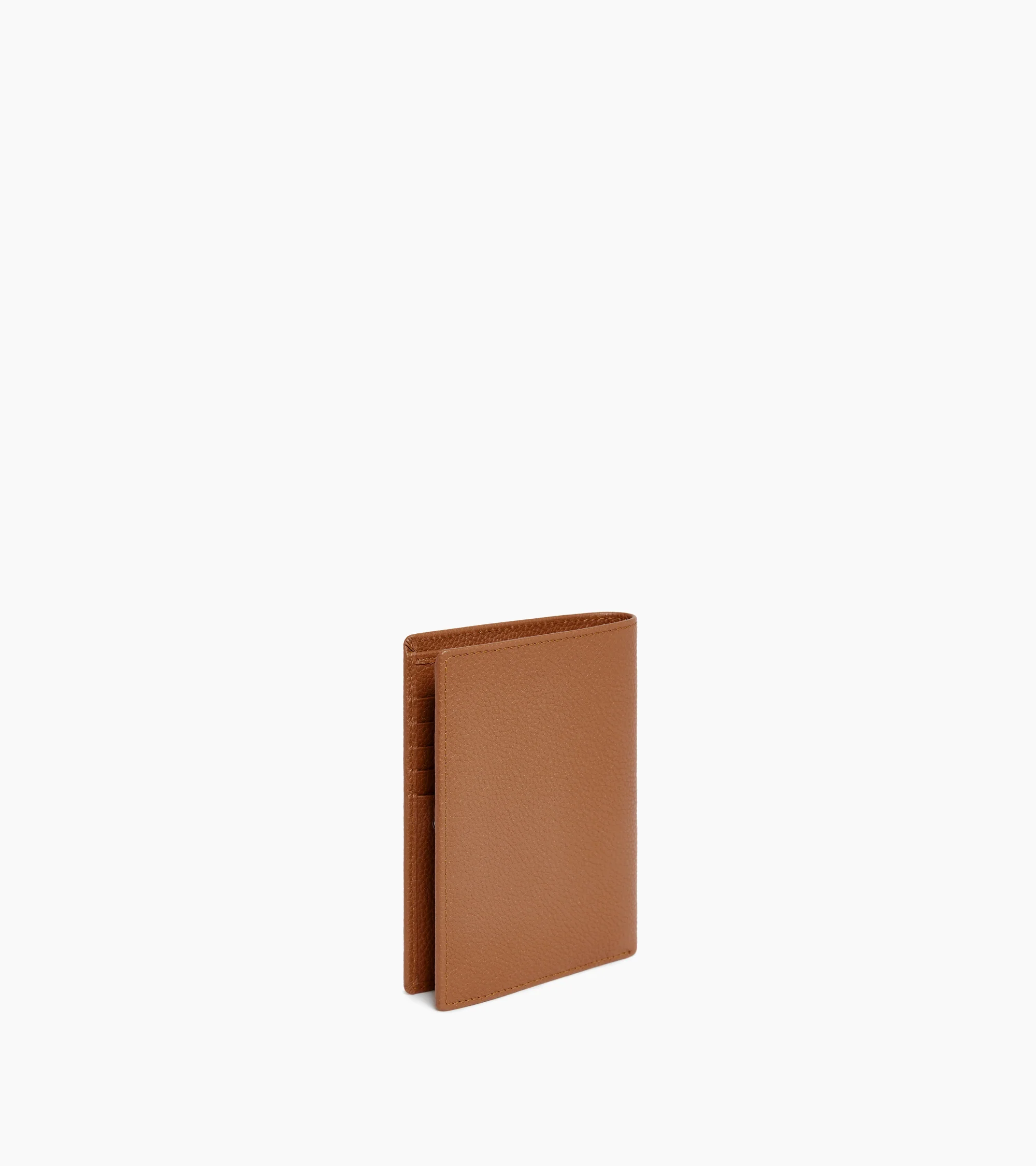 Charles large zipped wallet in grained leather - Image 4