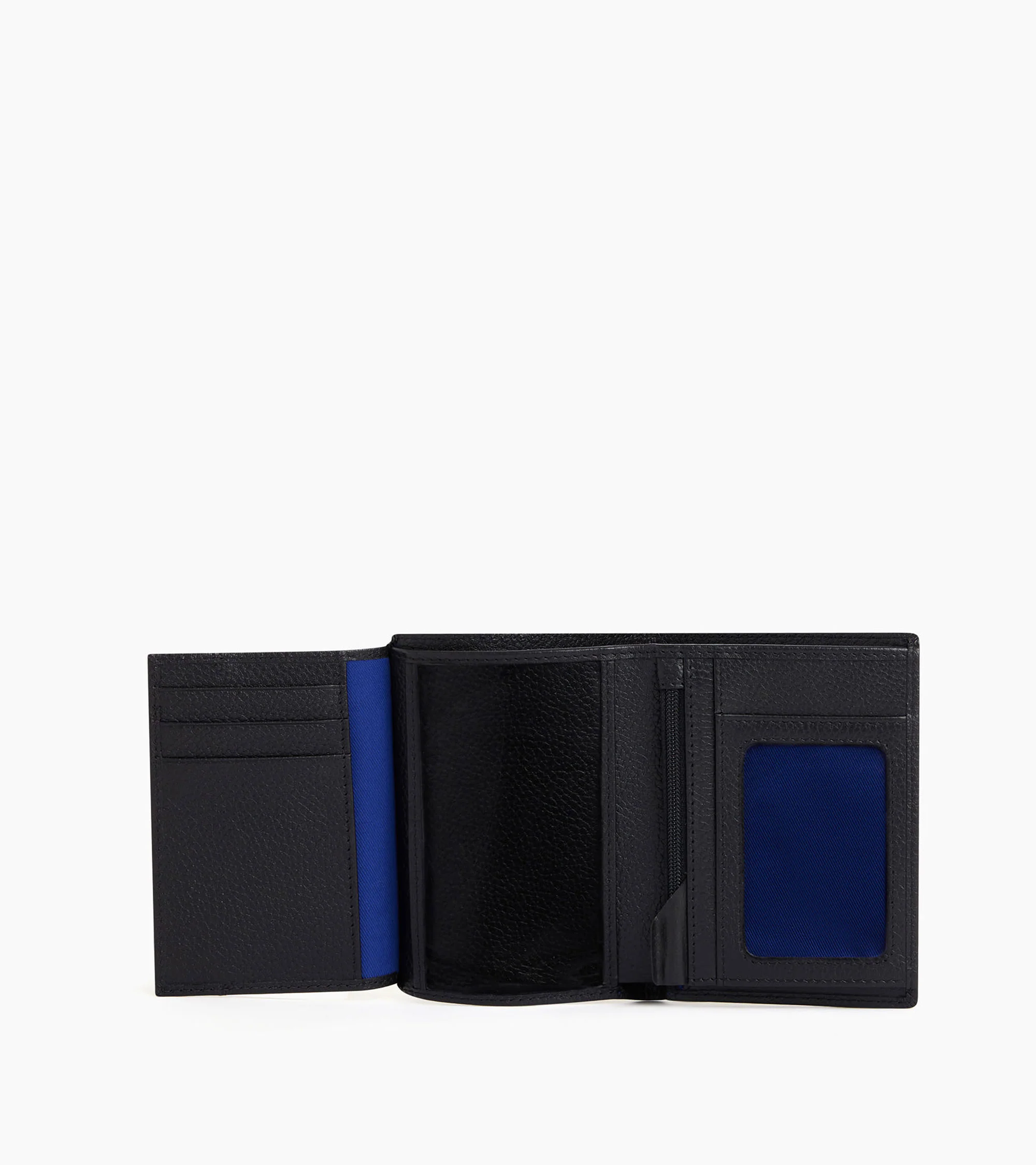 medium-sized, zipped wallet with 2 gussets in grained leather - Image 3