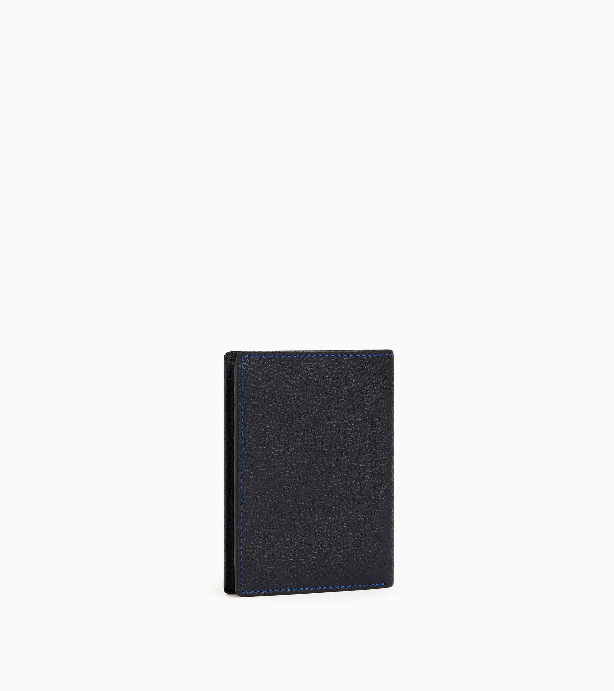 medium-sized, zipped wallet with 2 gussets in grained leather - Image 4