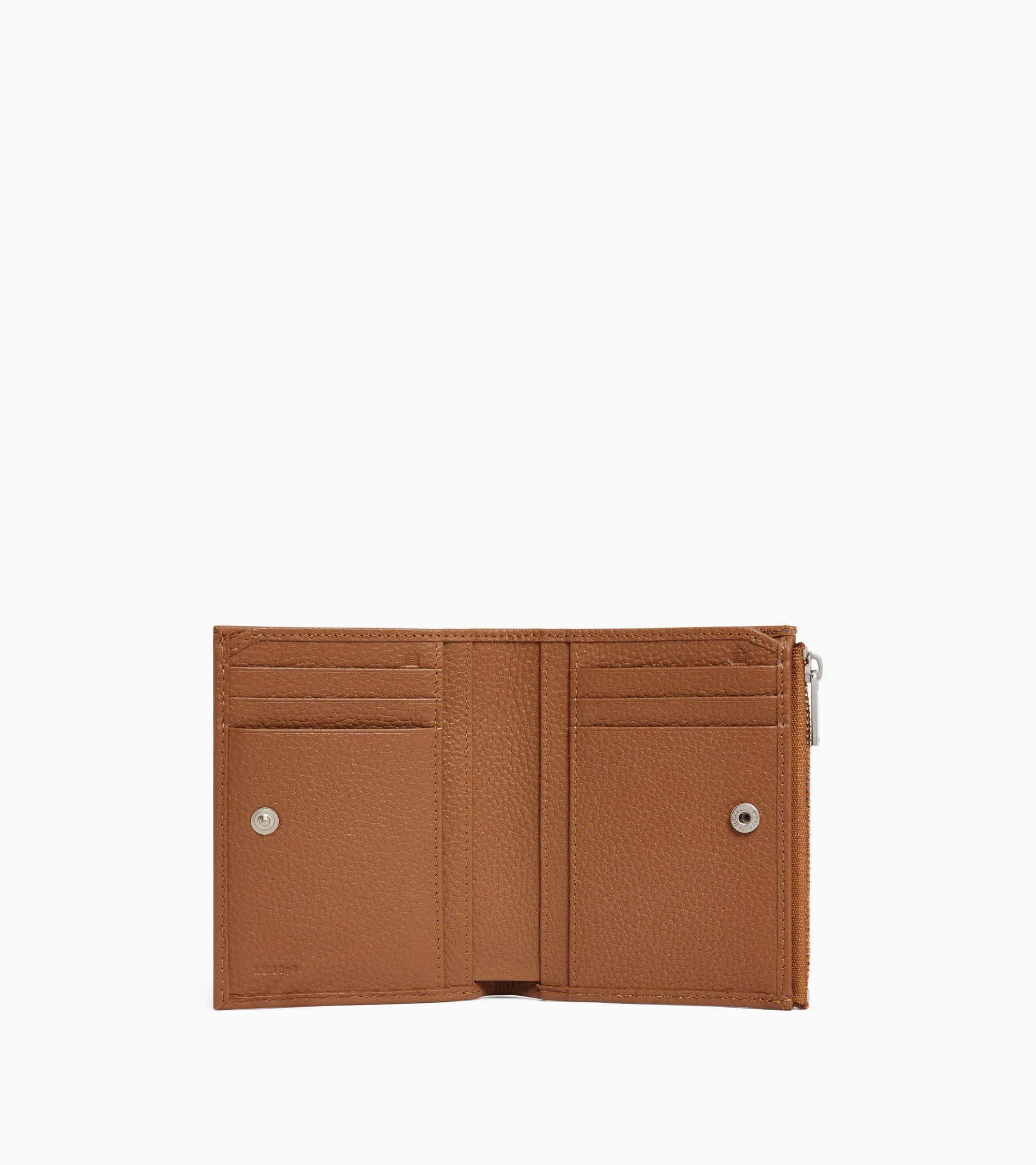 Charles medium zipped wallet in grained leather - Image 3