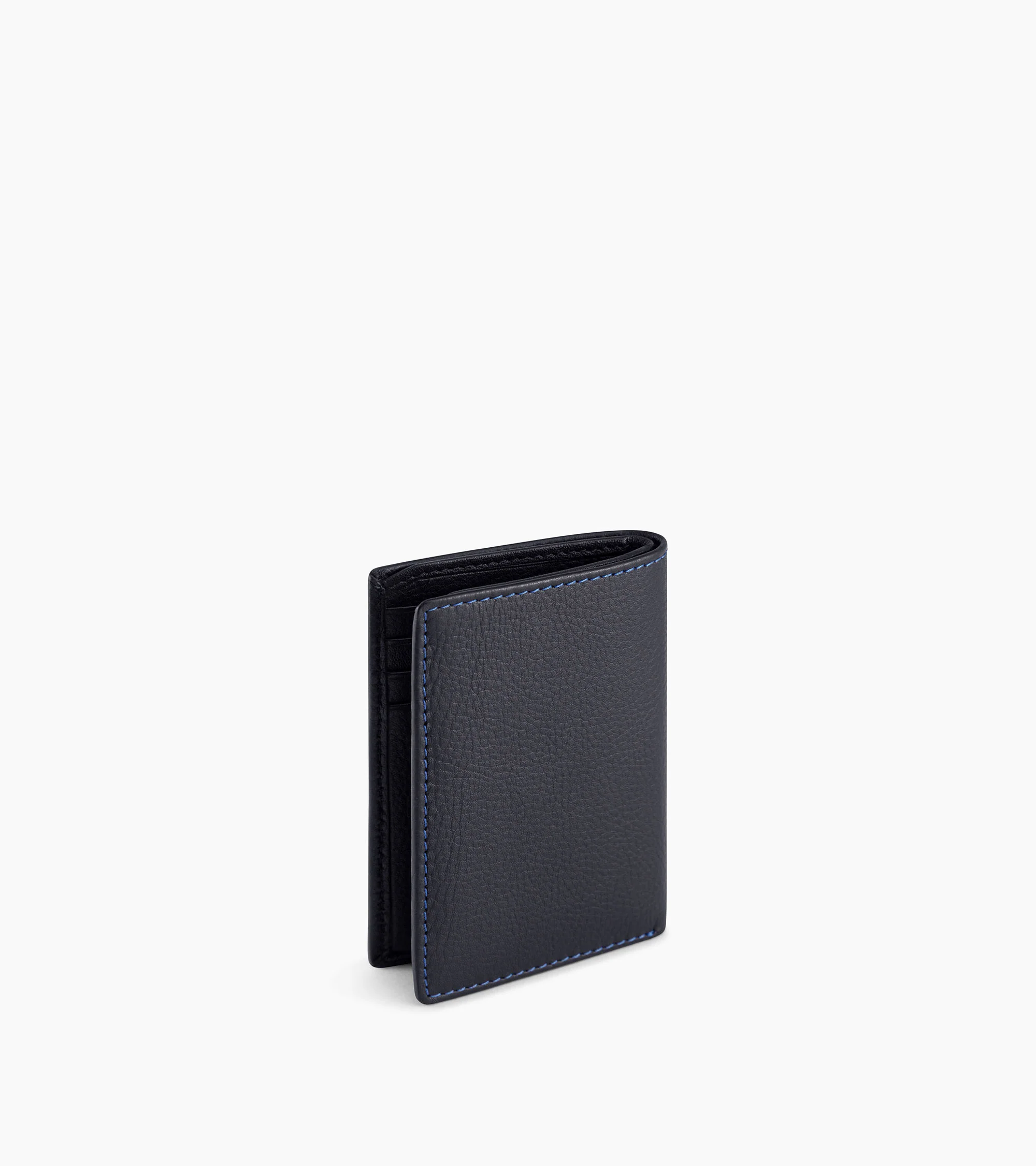 Charles small card holder in grained leather - Image 3
