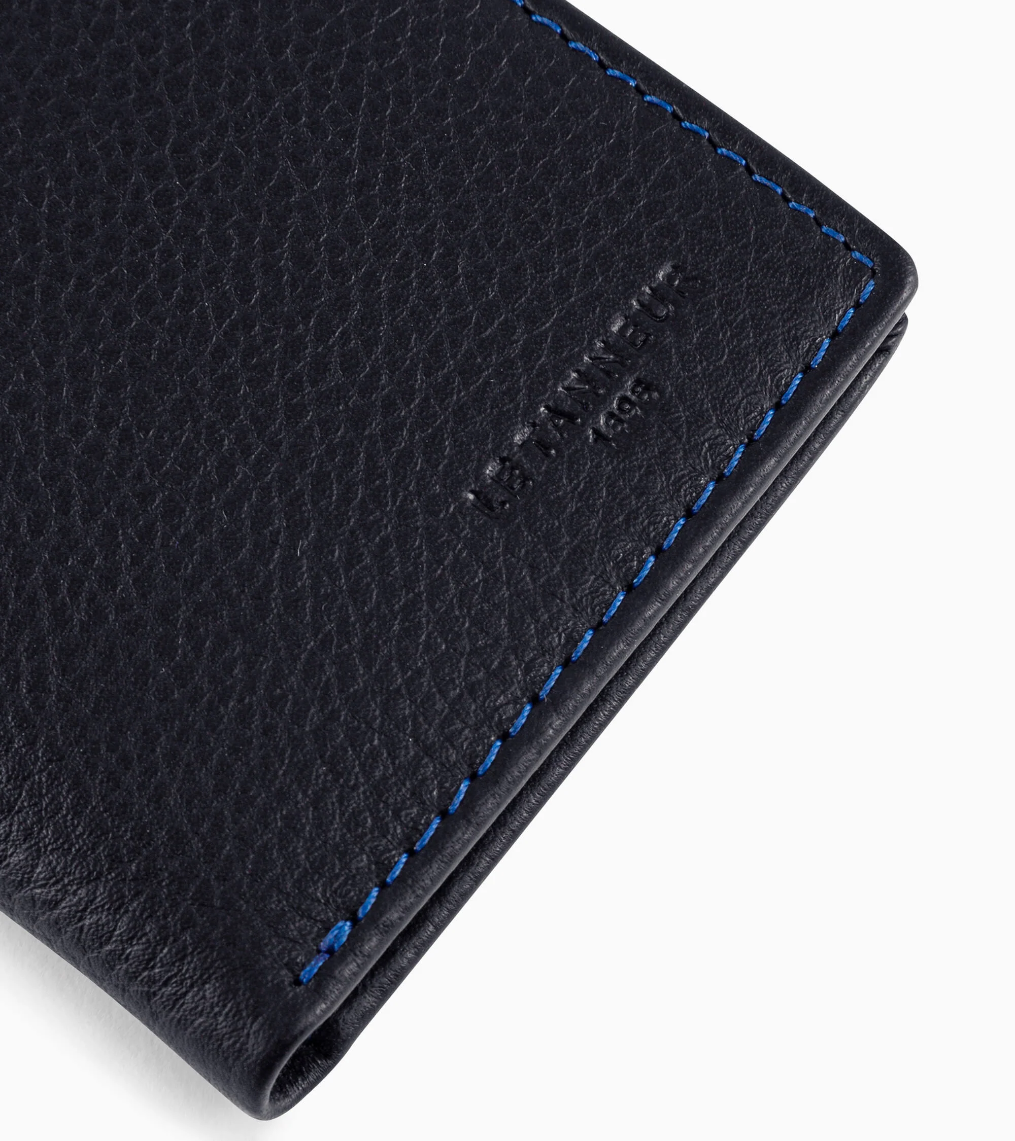 Charles small card holder in grained leather - Image 4