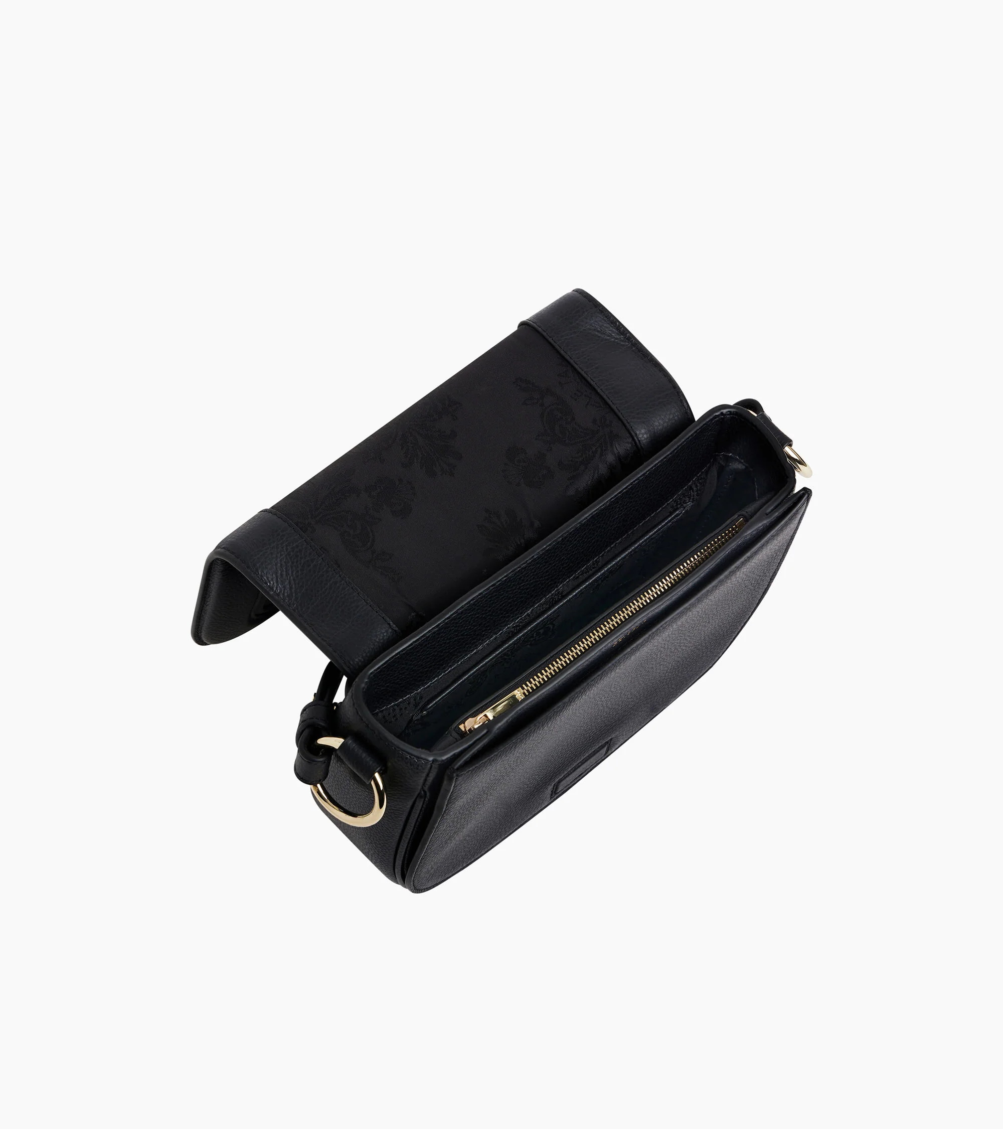 Ella medium crossbody bag in grained leather - Image 4