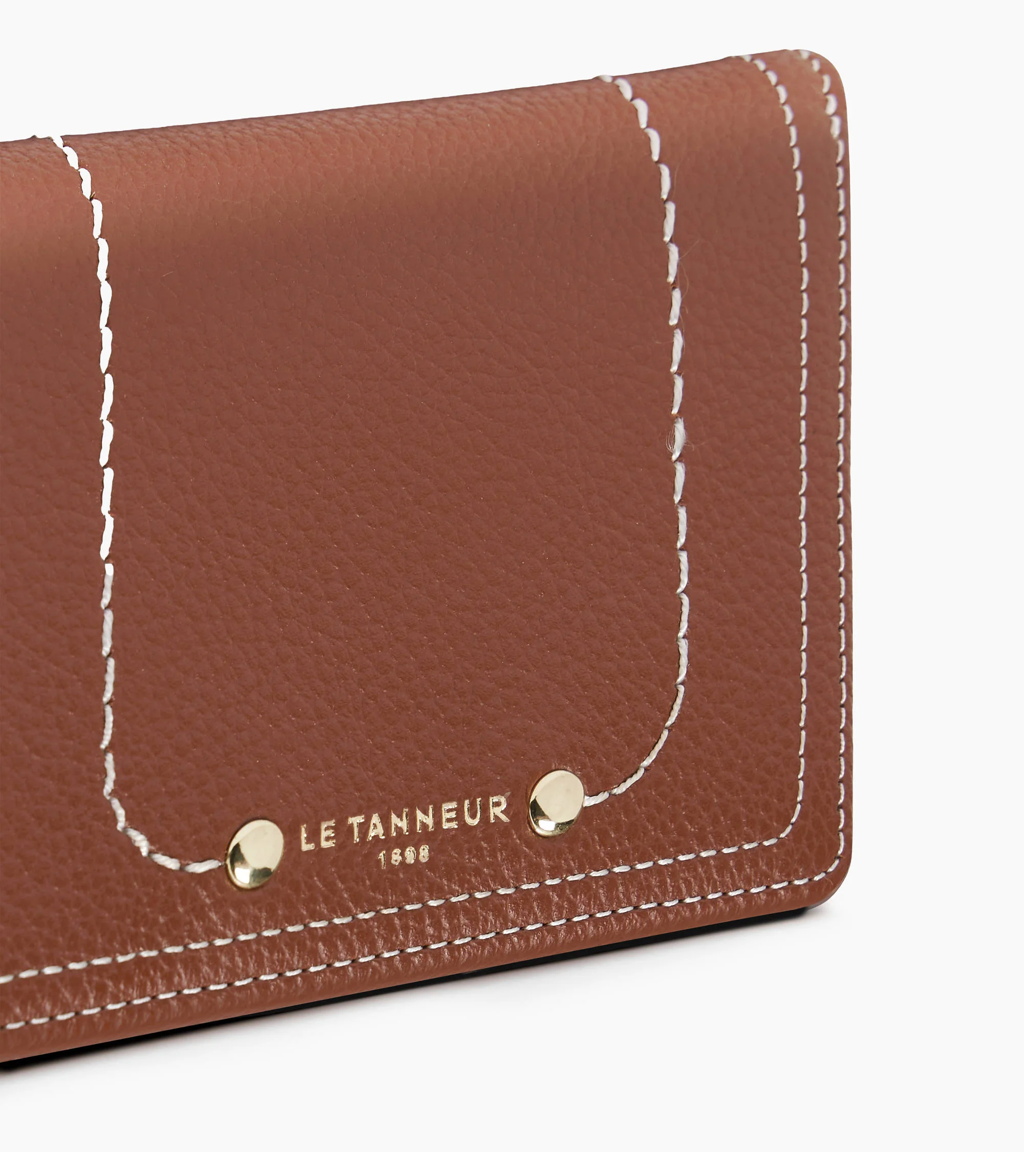 Ella medium wallet in grained leather - Image 2
