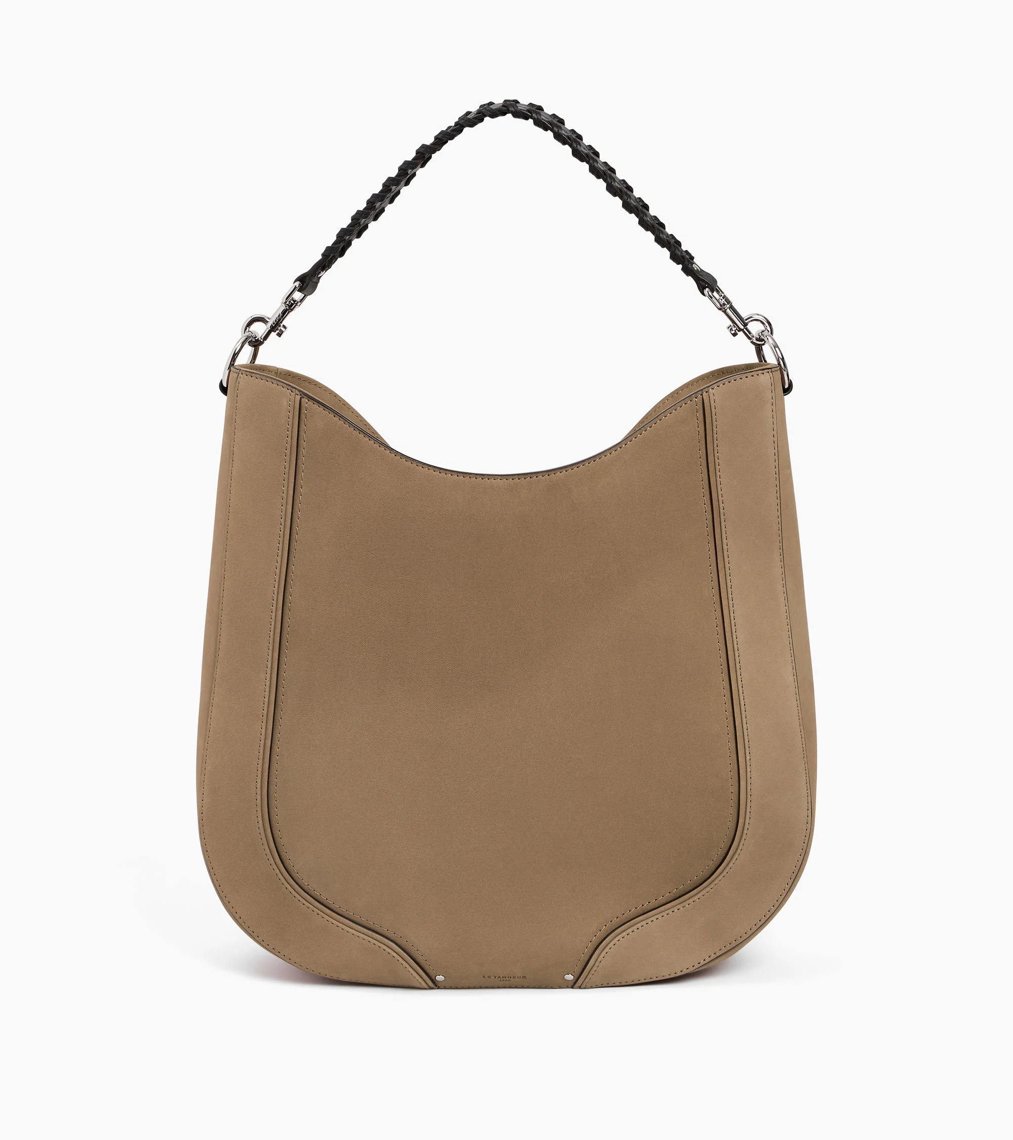 Ella medium hobo bag in smooth leather and nubuck - Image 2