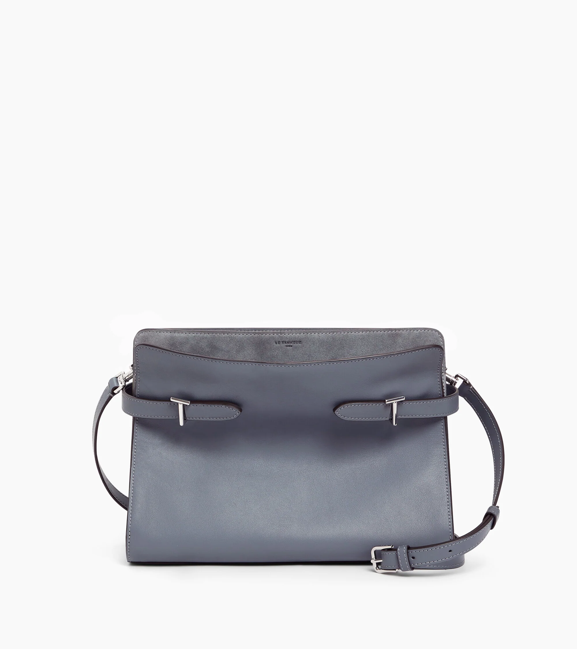 Emie large handbag in smooth leather and nubuck - Image 7