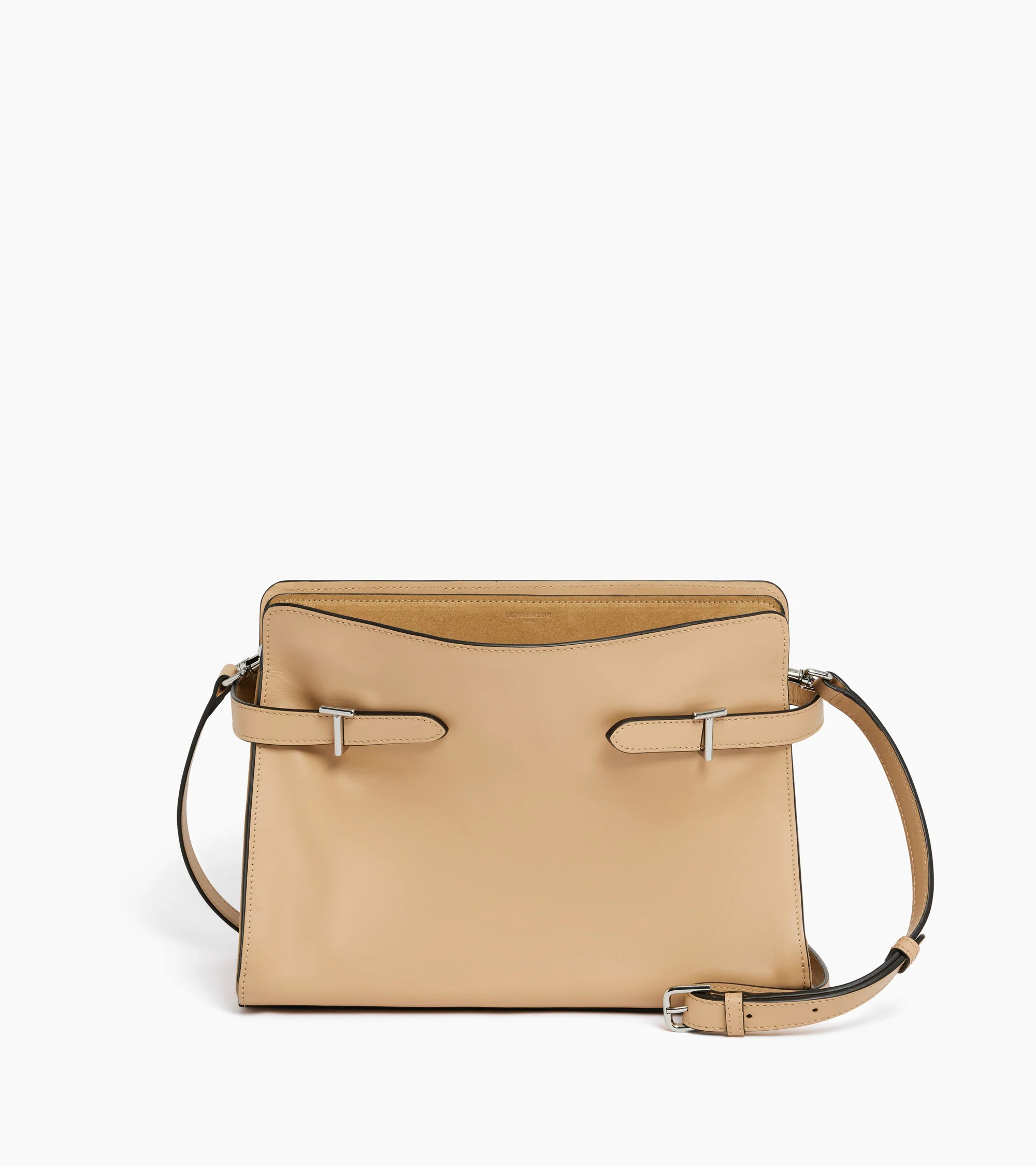 Emie large handbag in smooth leather and nubuck - Image 6