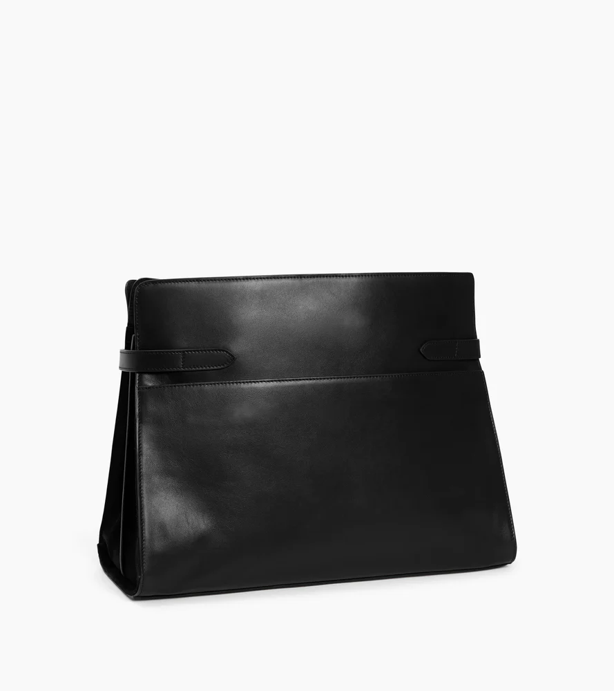 Emie maxi handbag in smooth leather and nubuck - Image 5