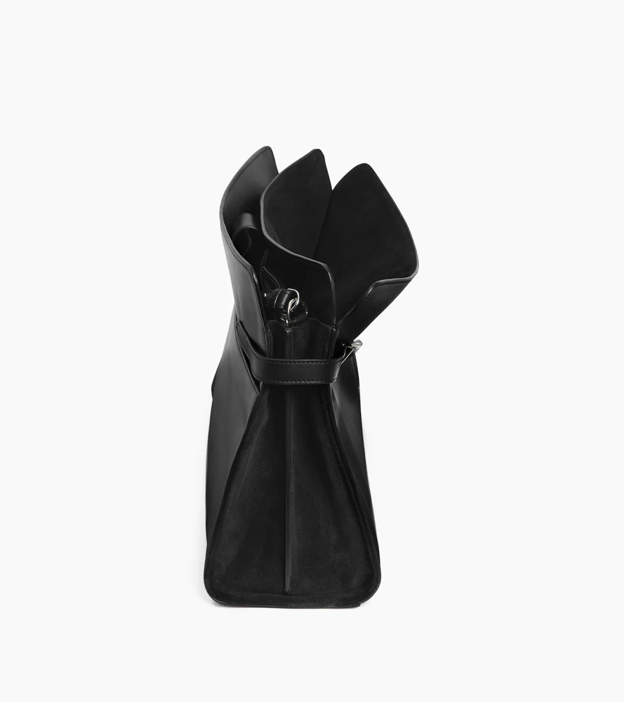 Emie maxi handbag in smooth leather and nubuck - Image 6