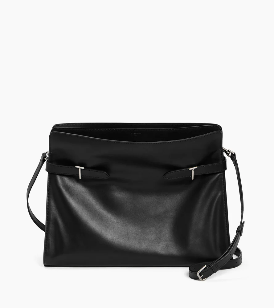 Emie maxi handbag in smooth leather and nubuck - Image 7