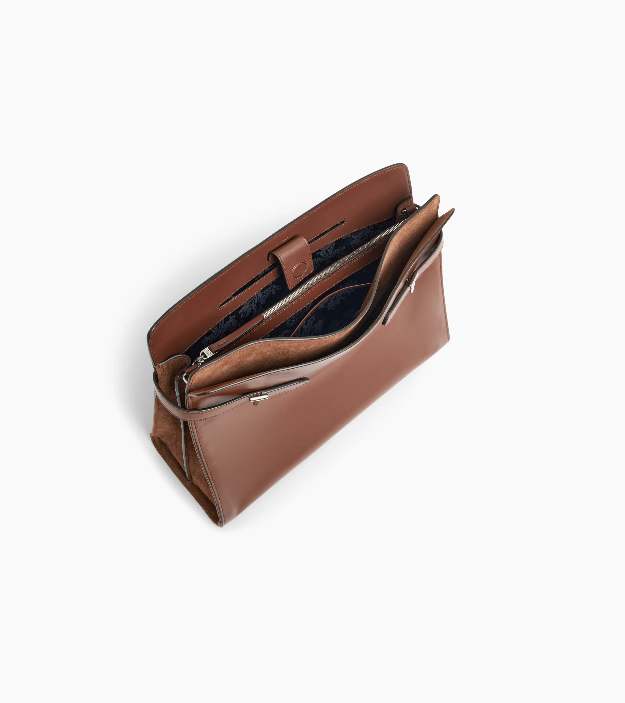 Emie maxi shoulder bag in smooth leather and nubuck - Image 3