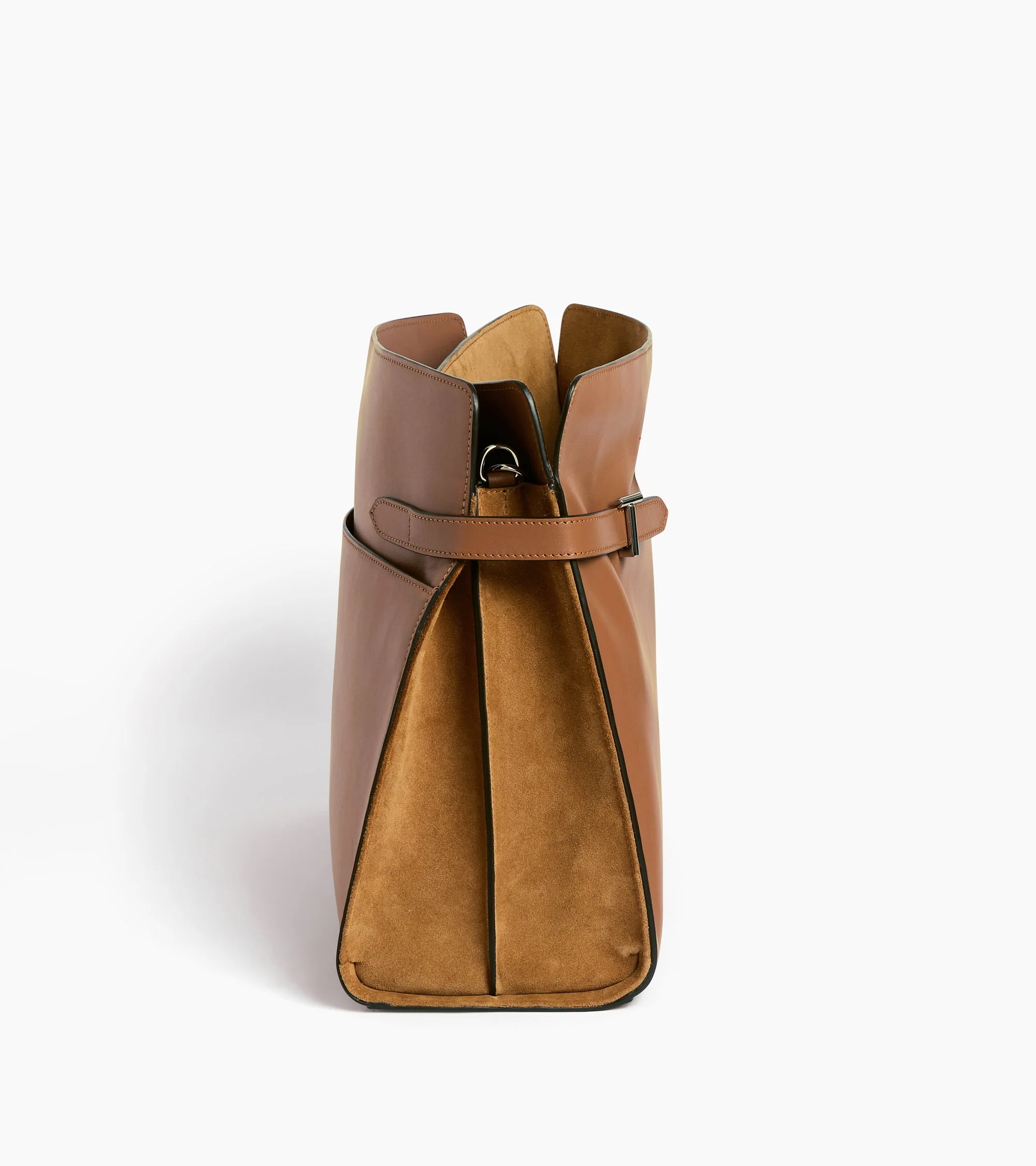 Emie maxi shoulder bag in smooth leather and nubuck - Image 6