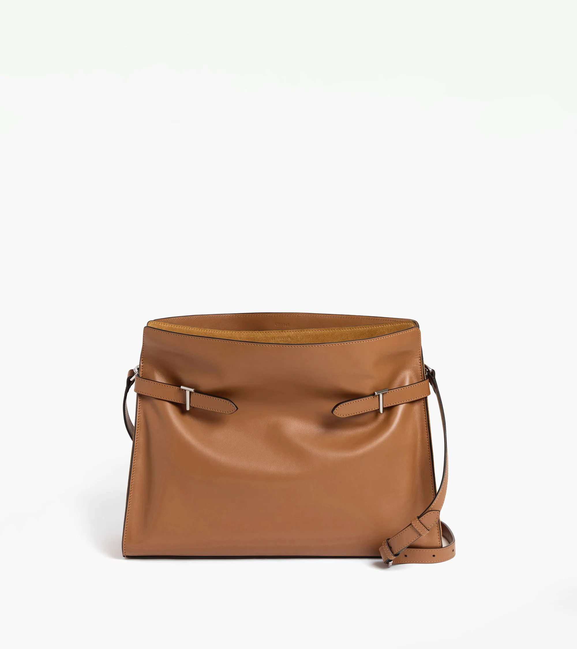 Emie maxi shoulder bag in smooth leather and nubuck - Image 7