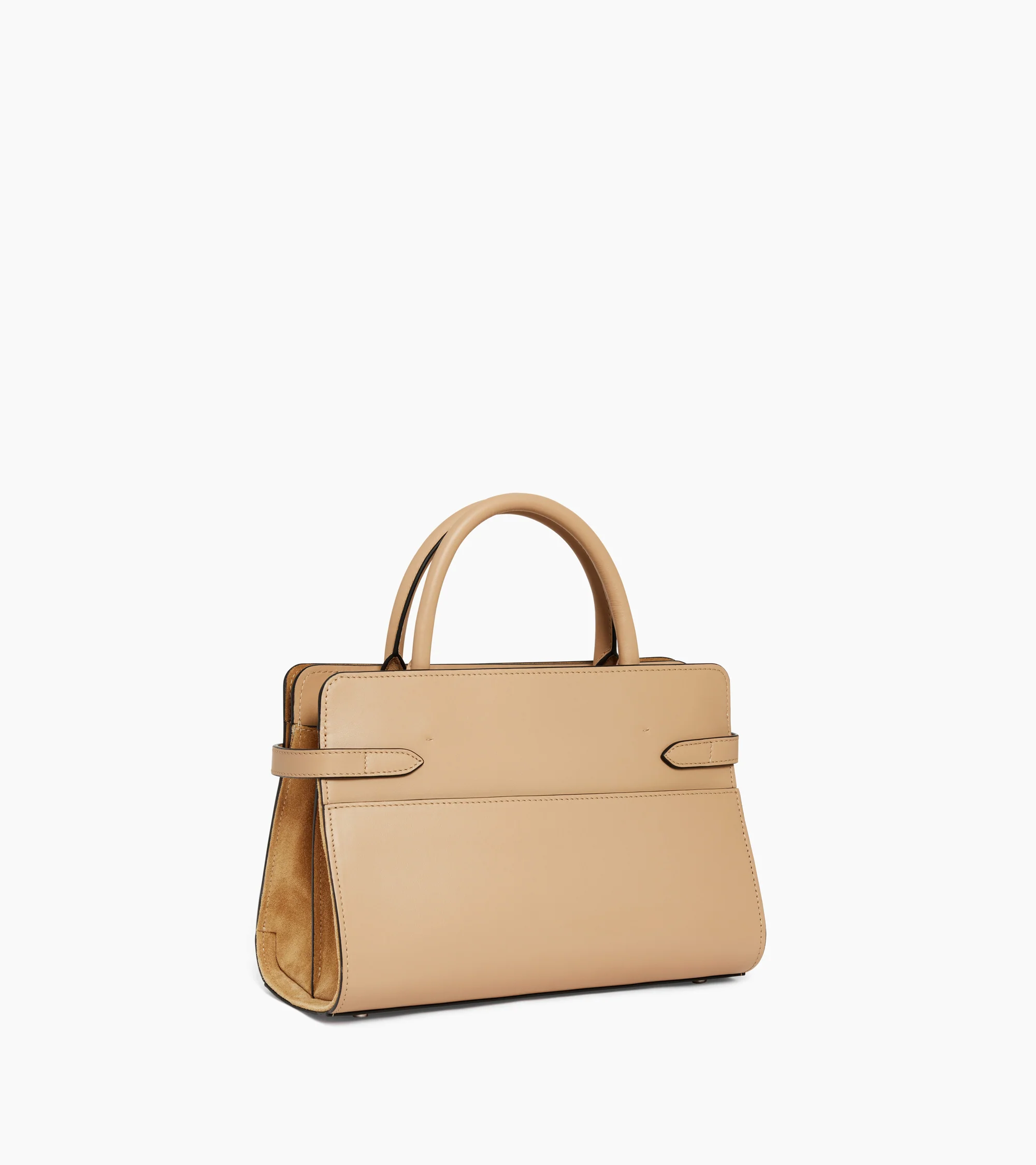 Emie medium handbag in smooth leather and nubuck - Image 4