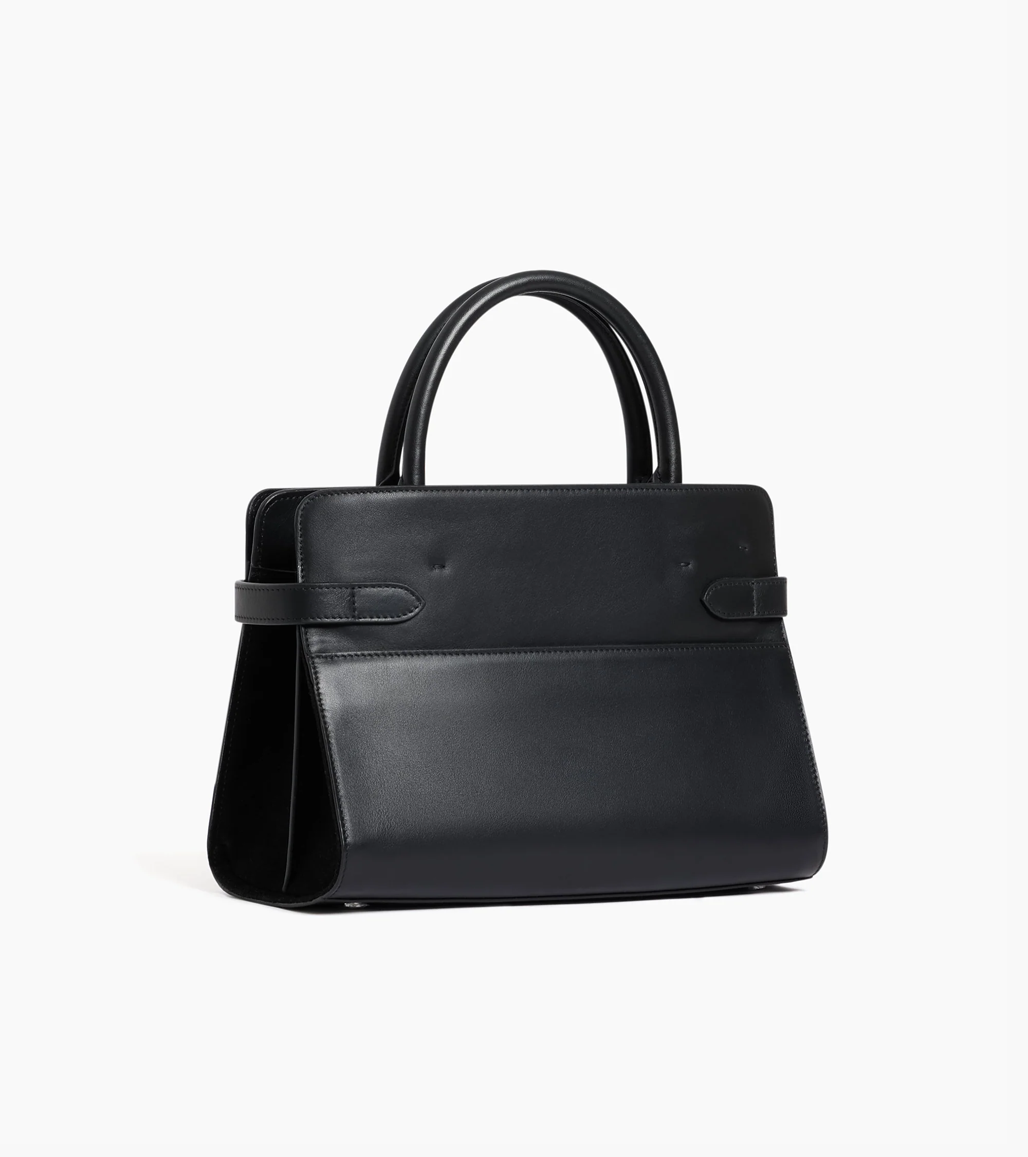 Emie medium handbag in smooth leather and nubuck - Image 6