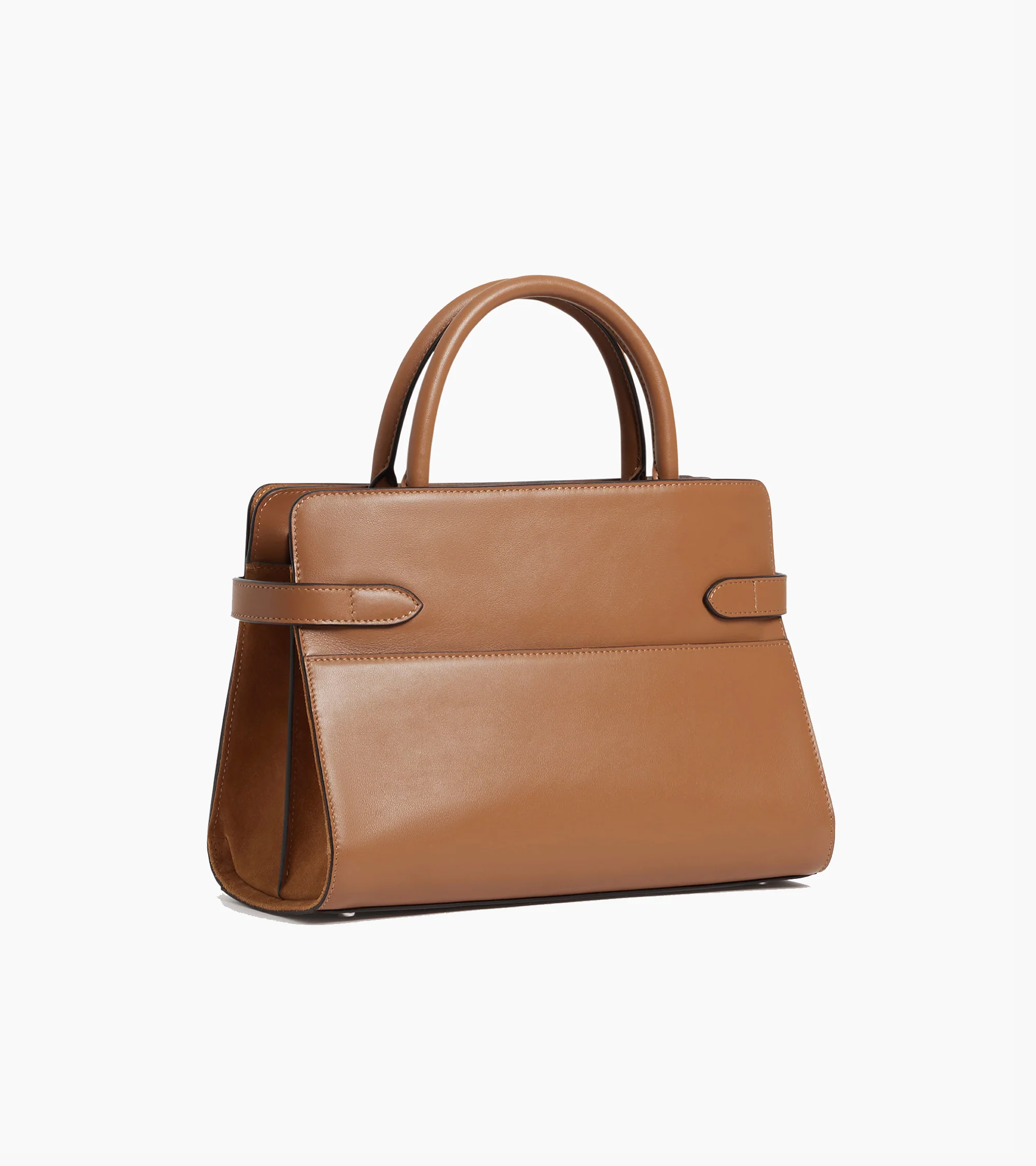 Emie medium handbag in smooth leather and nubuck - Image 4
