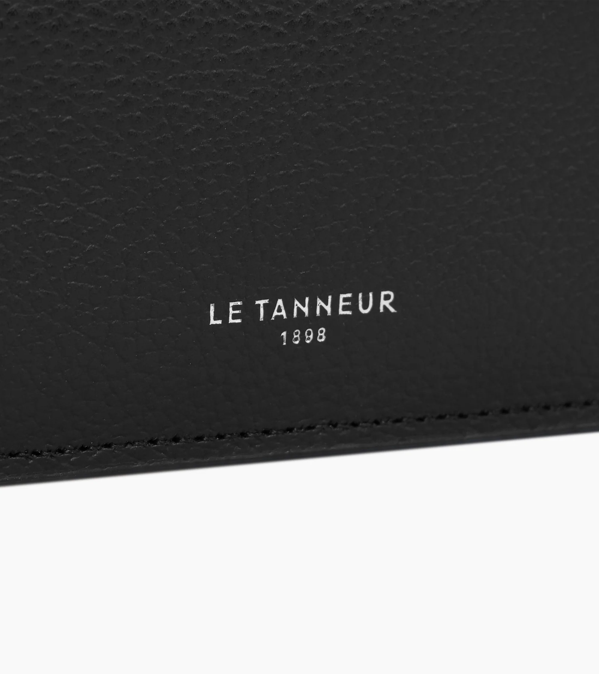 Emile card holder in grained leather - Image 2