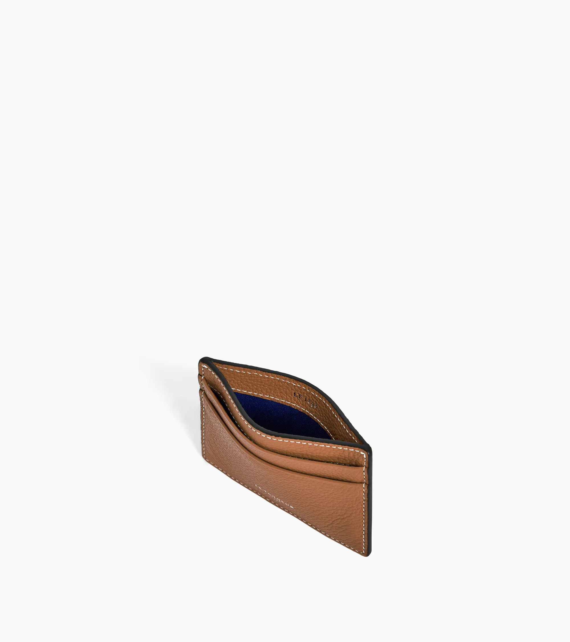 Emile card holder in grained leather - Image 3