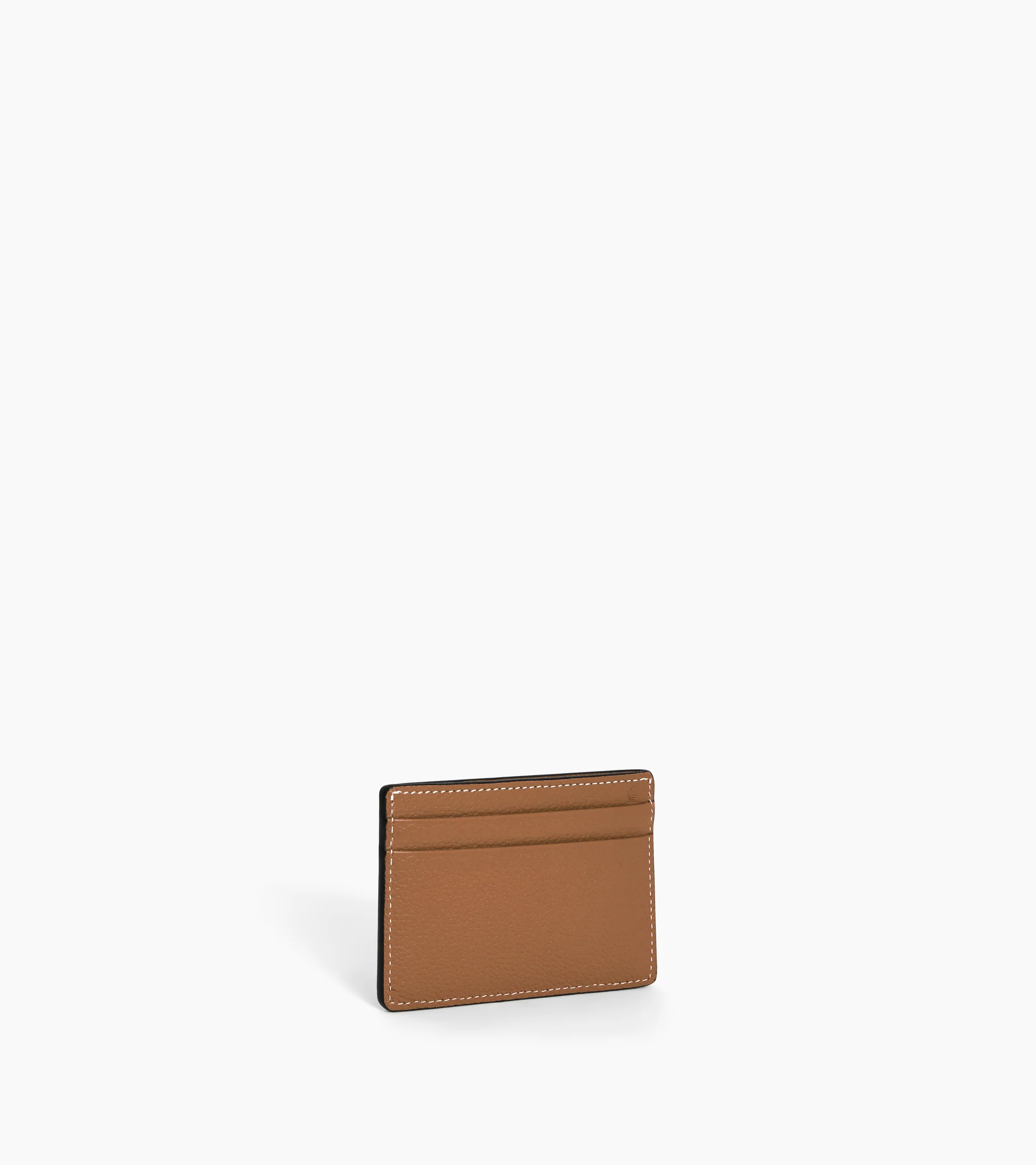 Emile card holder in grained leather - Image 4