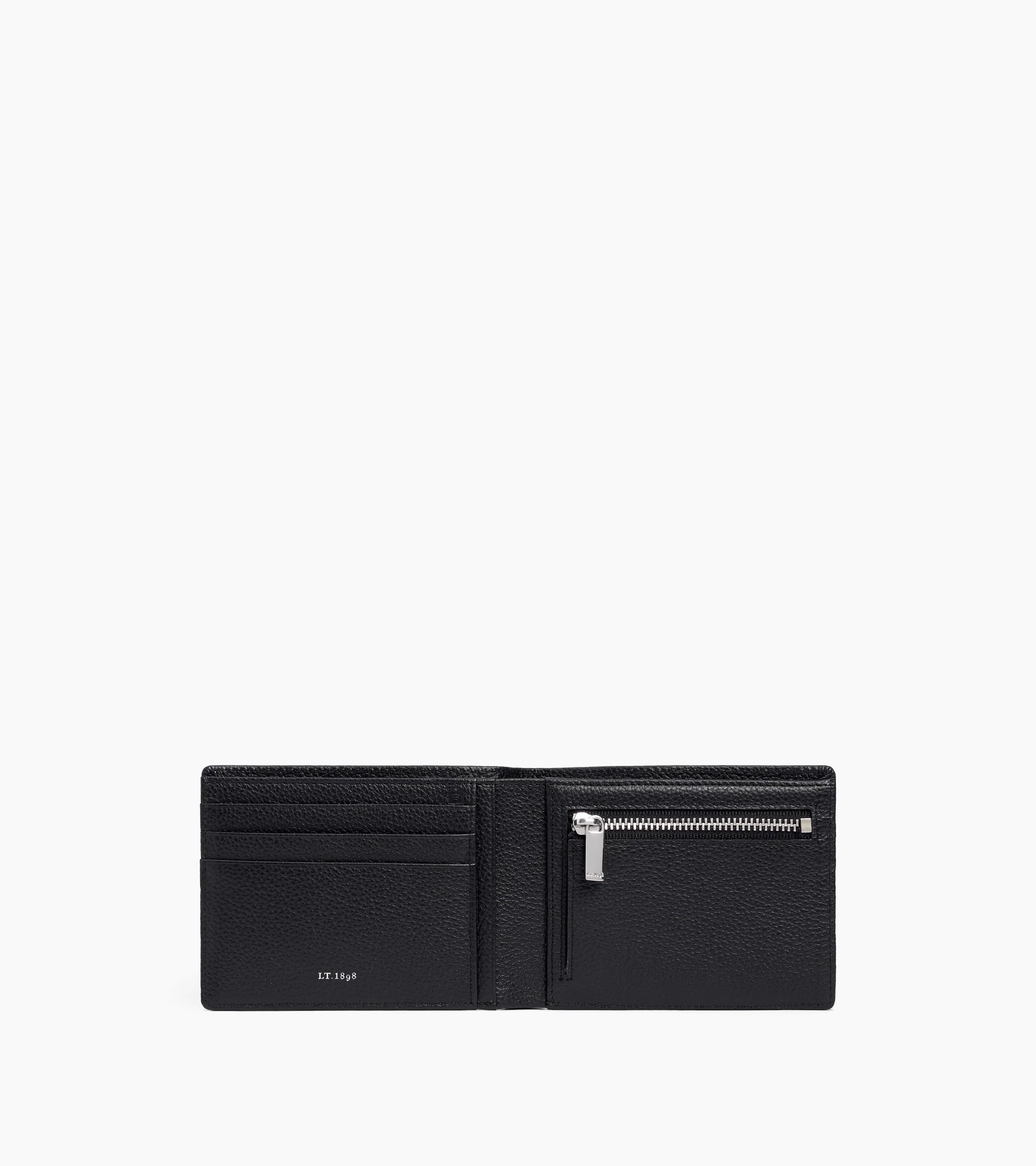 Emile horizontal zipped wallet in grained leather - Image 3