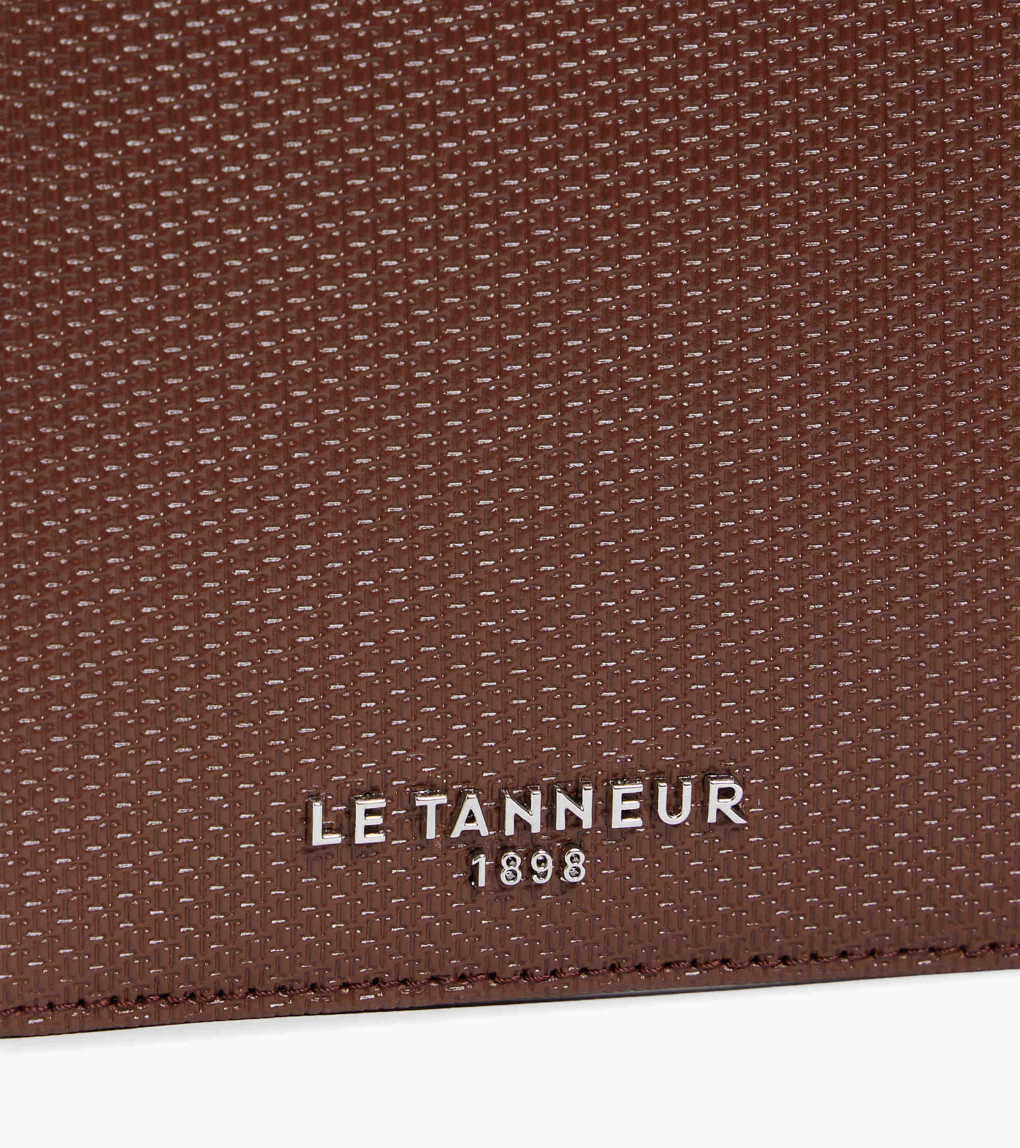 Emile horizontal zipped wallet in signature T leather - Image 2