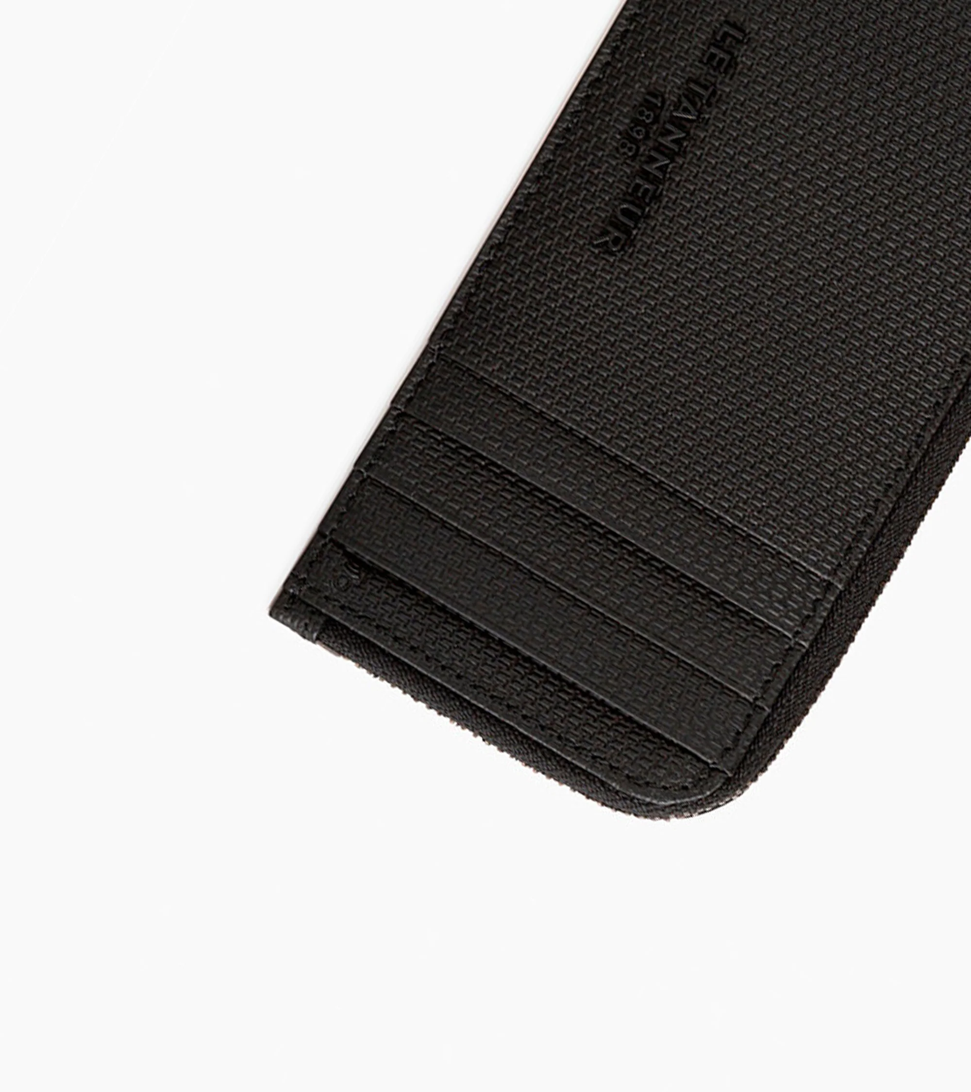 Emile L-zip card holder in signature T leather - Image 2