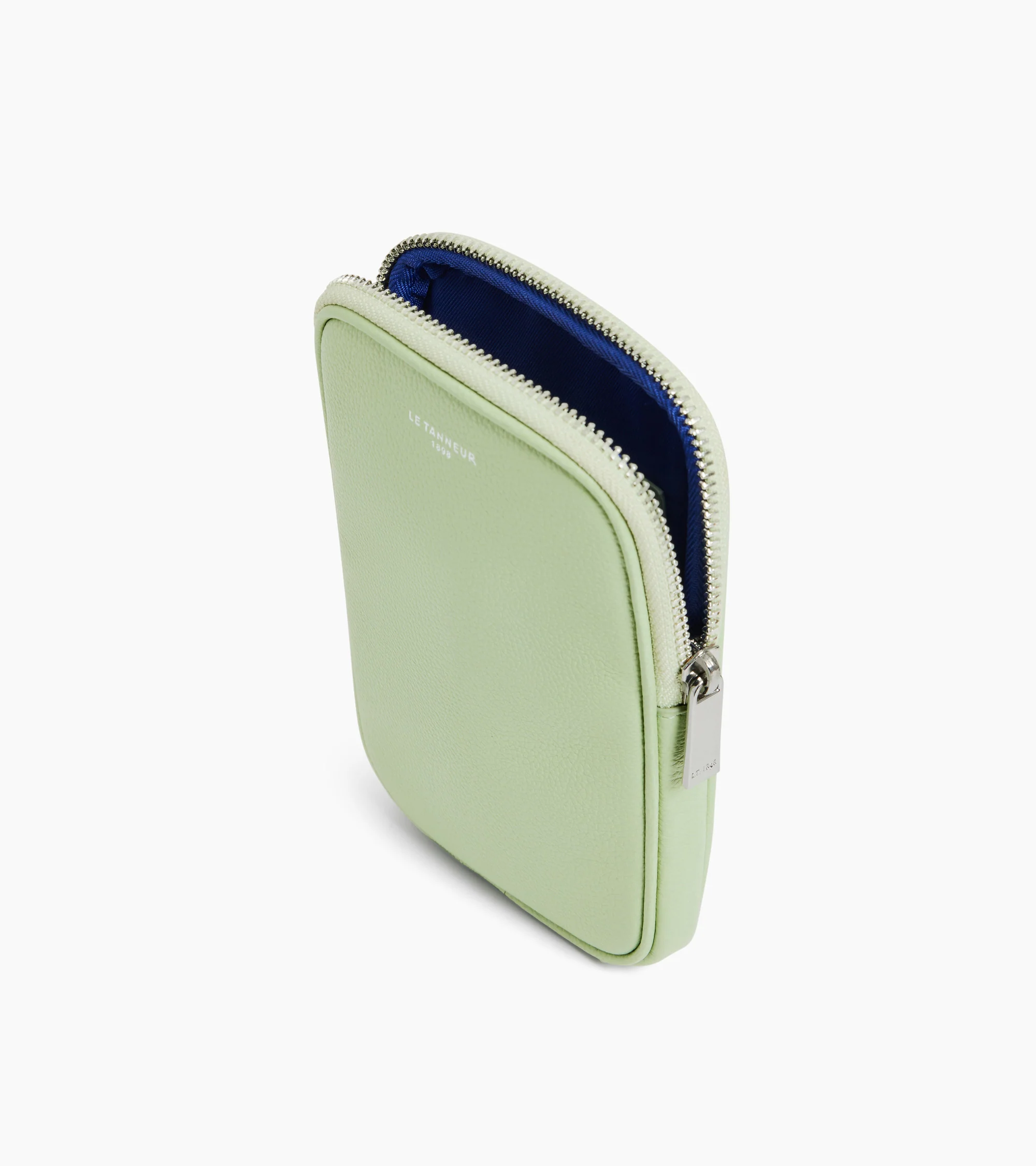 Emile phone case in grained leather - Image 3