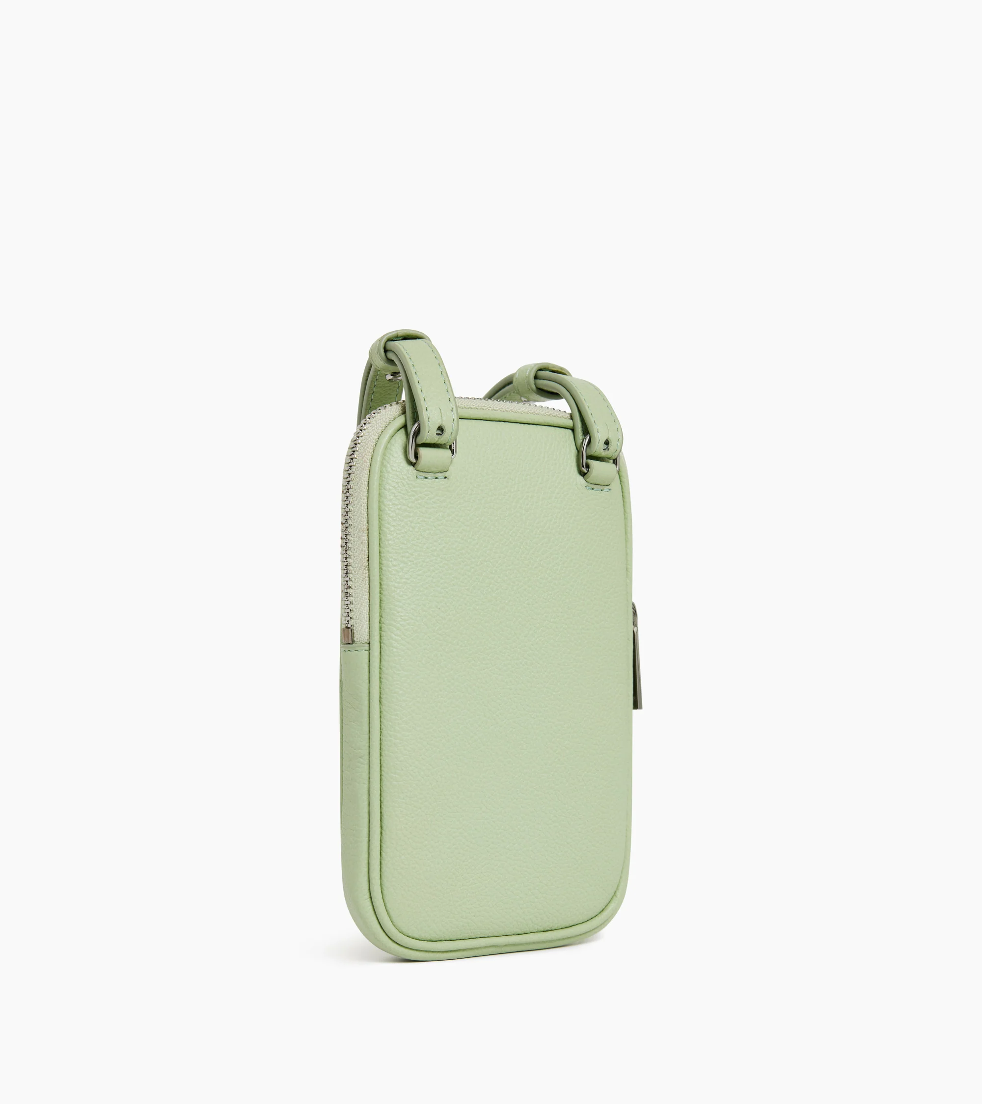 Emile phone case in grained leather - Image 4
