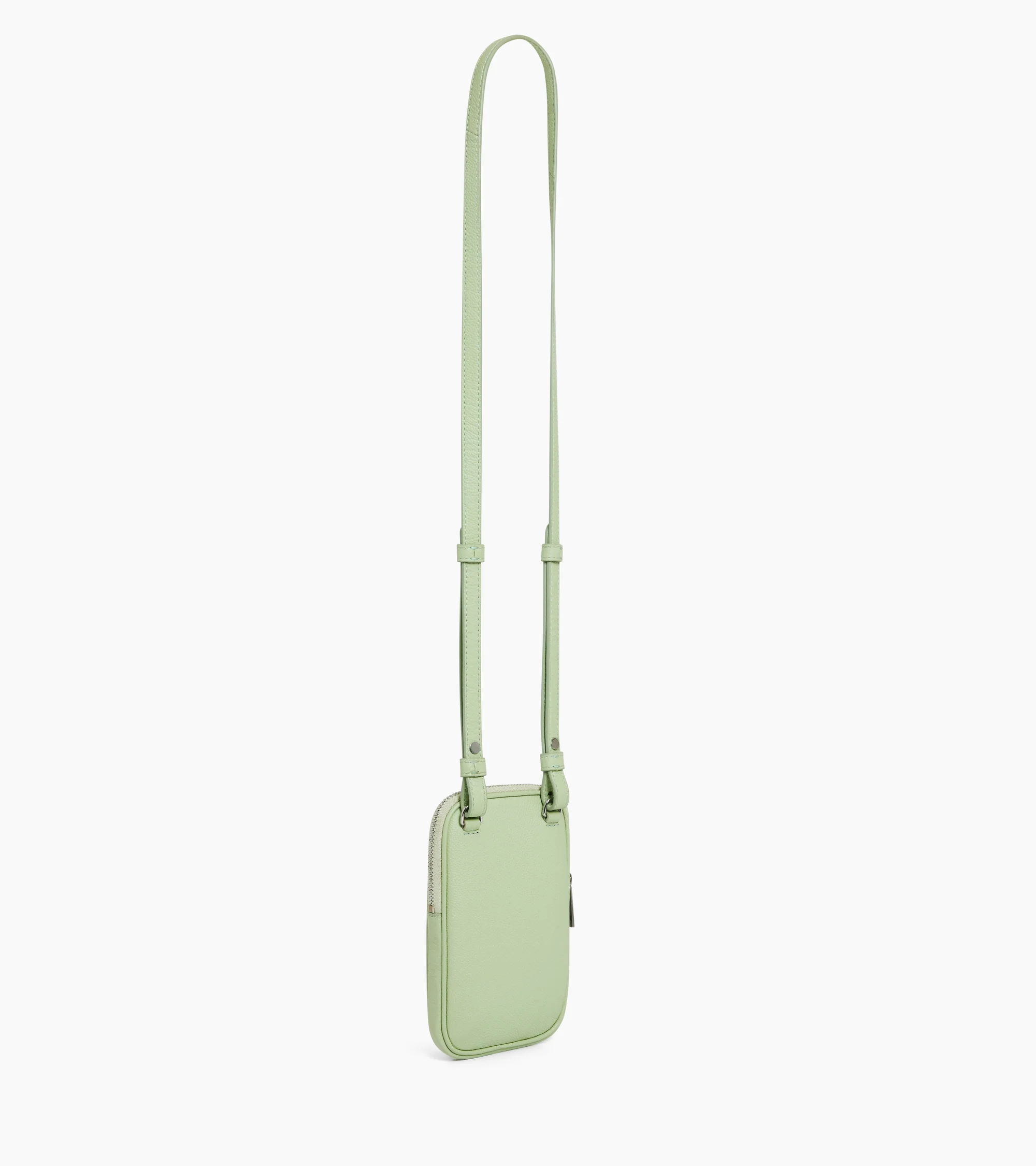 Emile phone case in grained leather - Image 5