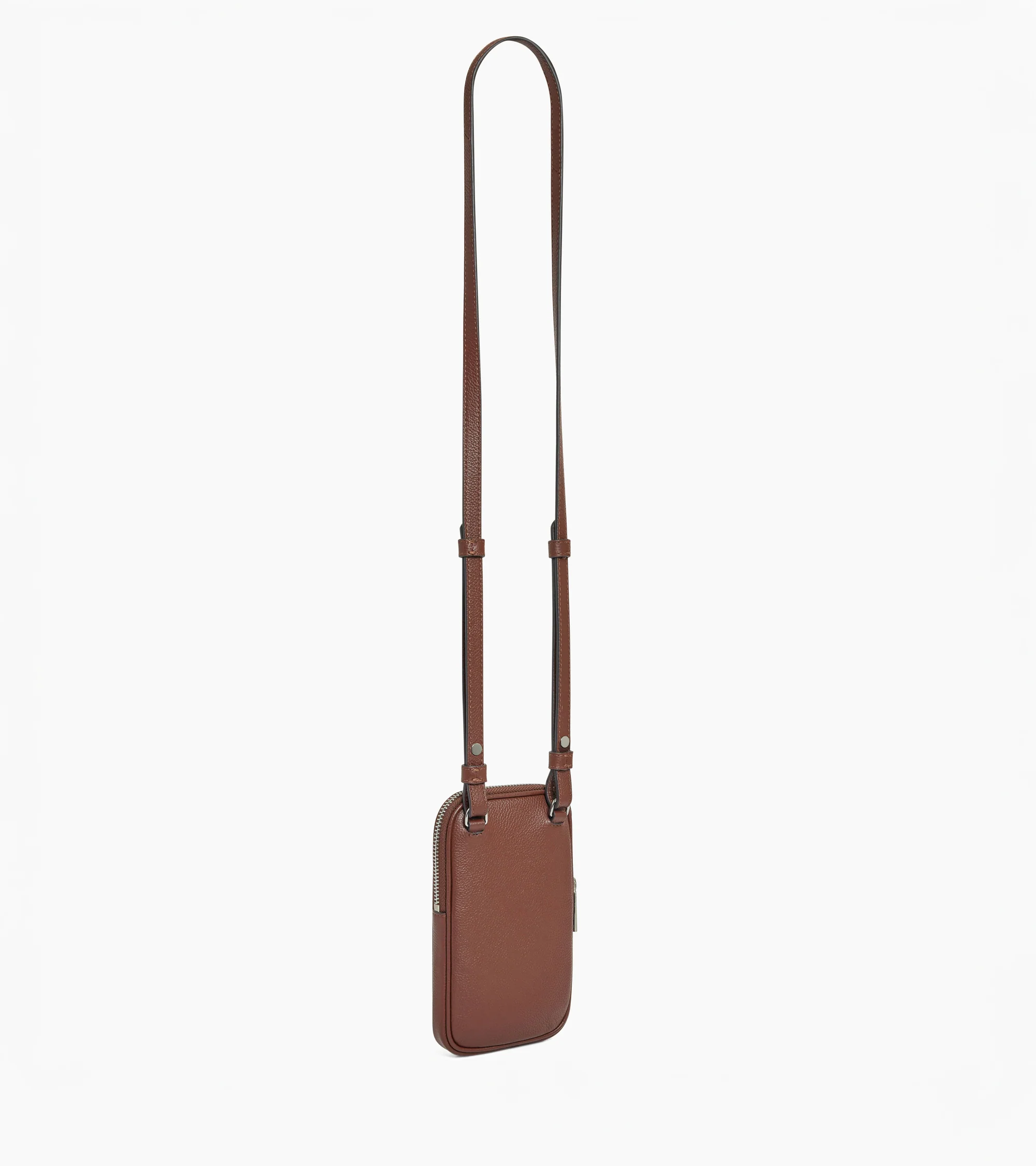 Emile phone case in grained leather - Image 5