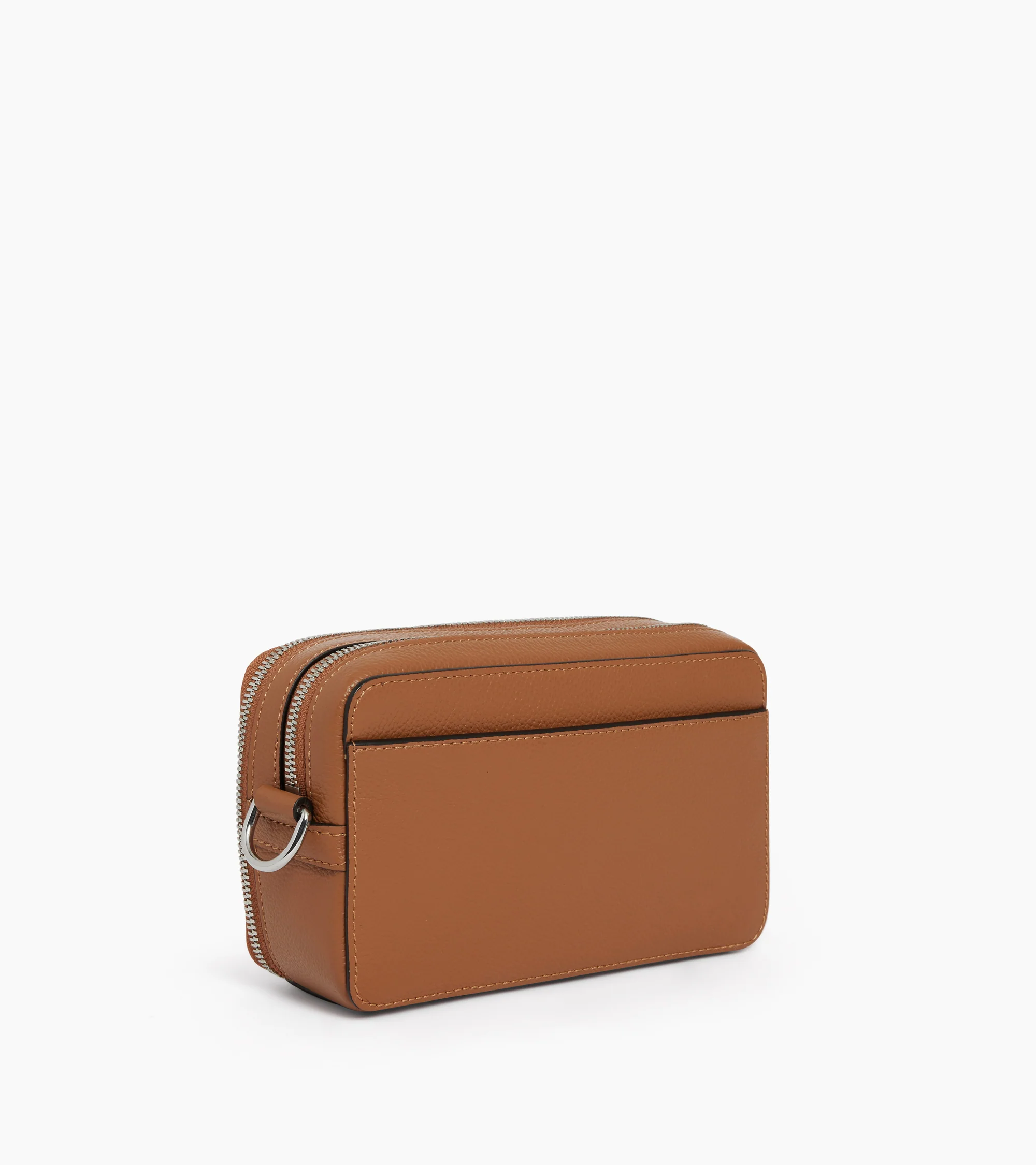Emile small 2-compartment satchel in grained leather - Image 5