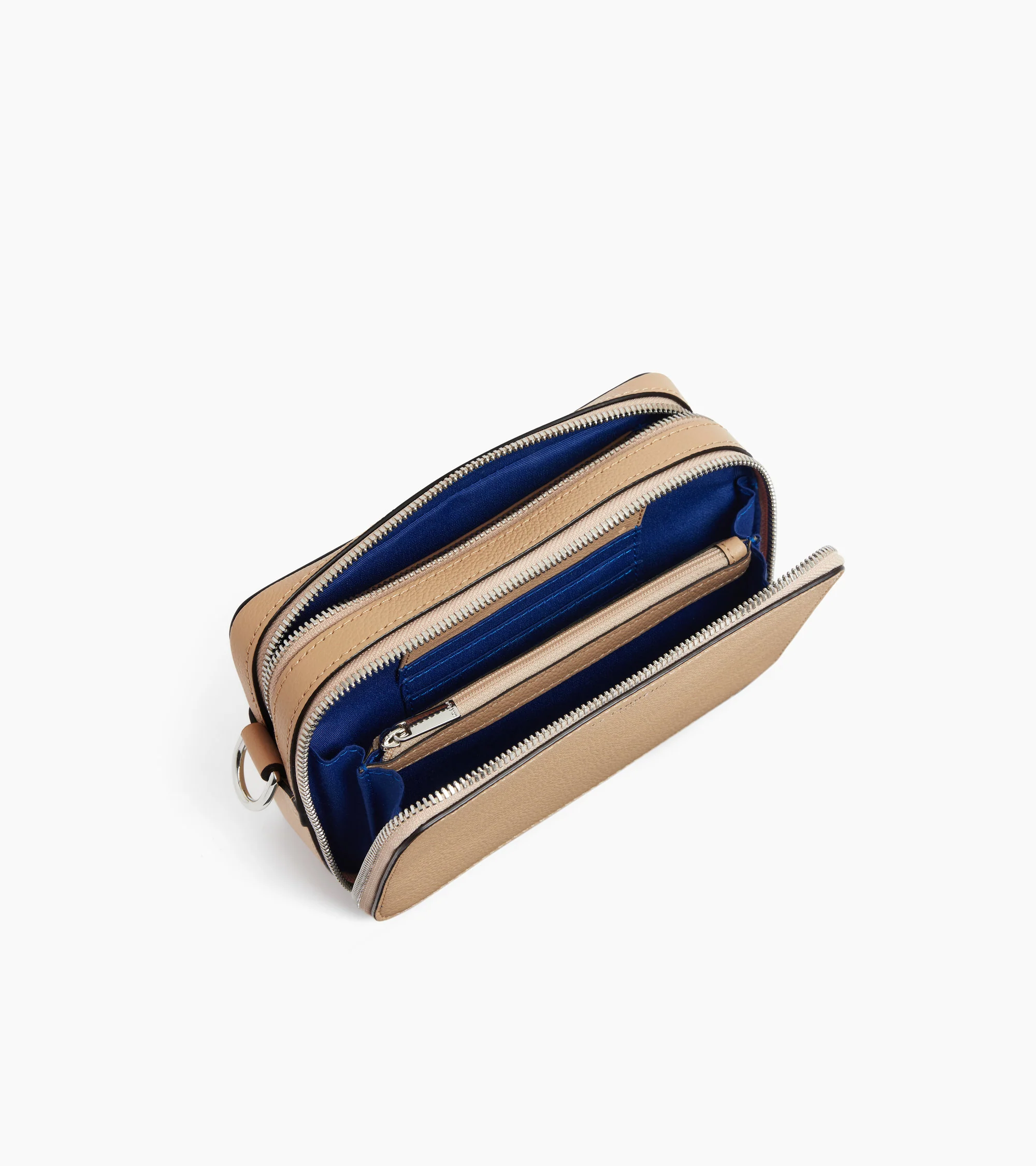 Emile small 2-compartment satchel in grained leather - Image 3