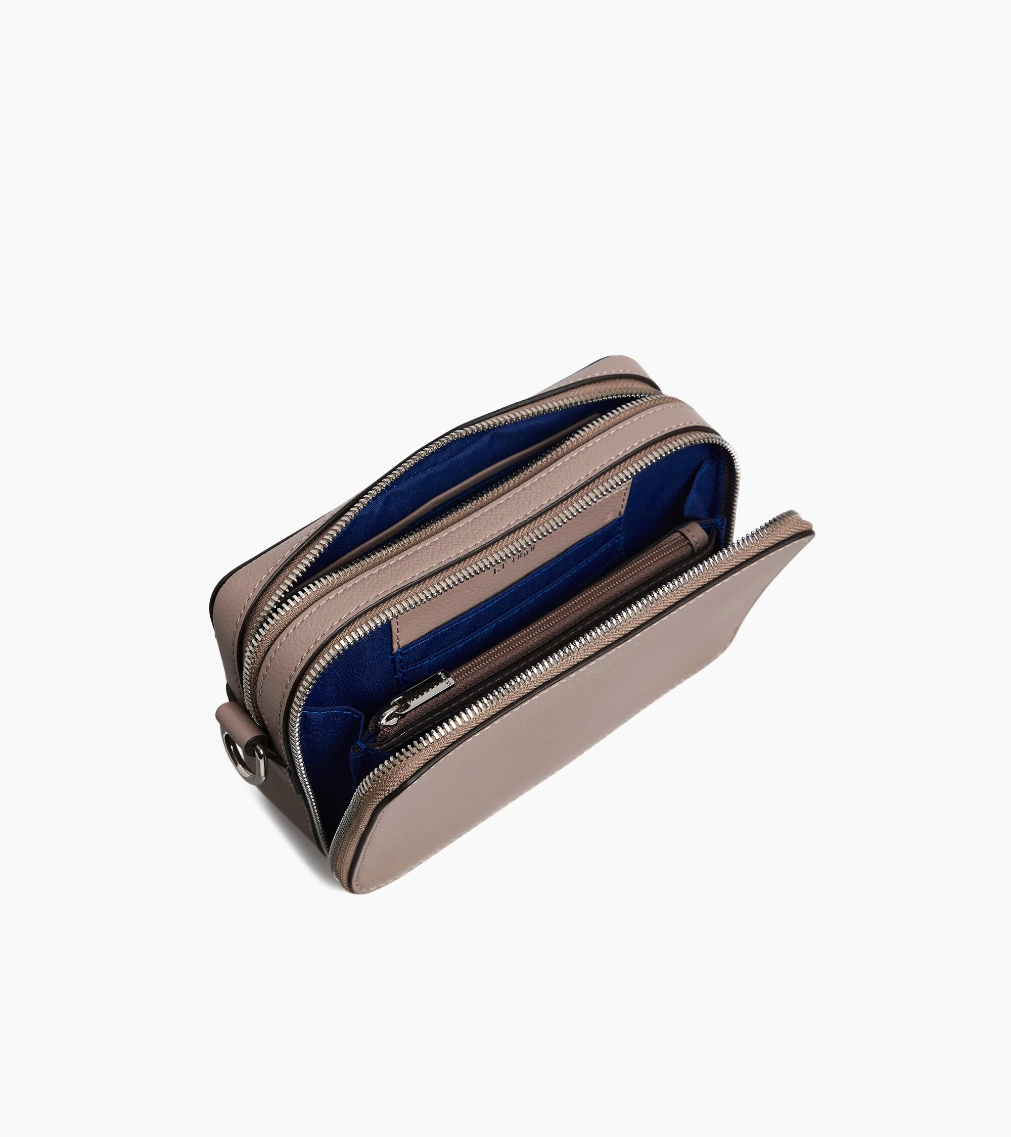 Emile small 2-compartment satchel in grained leather - Image 4