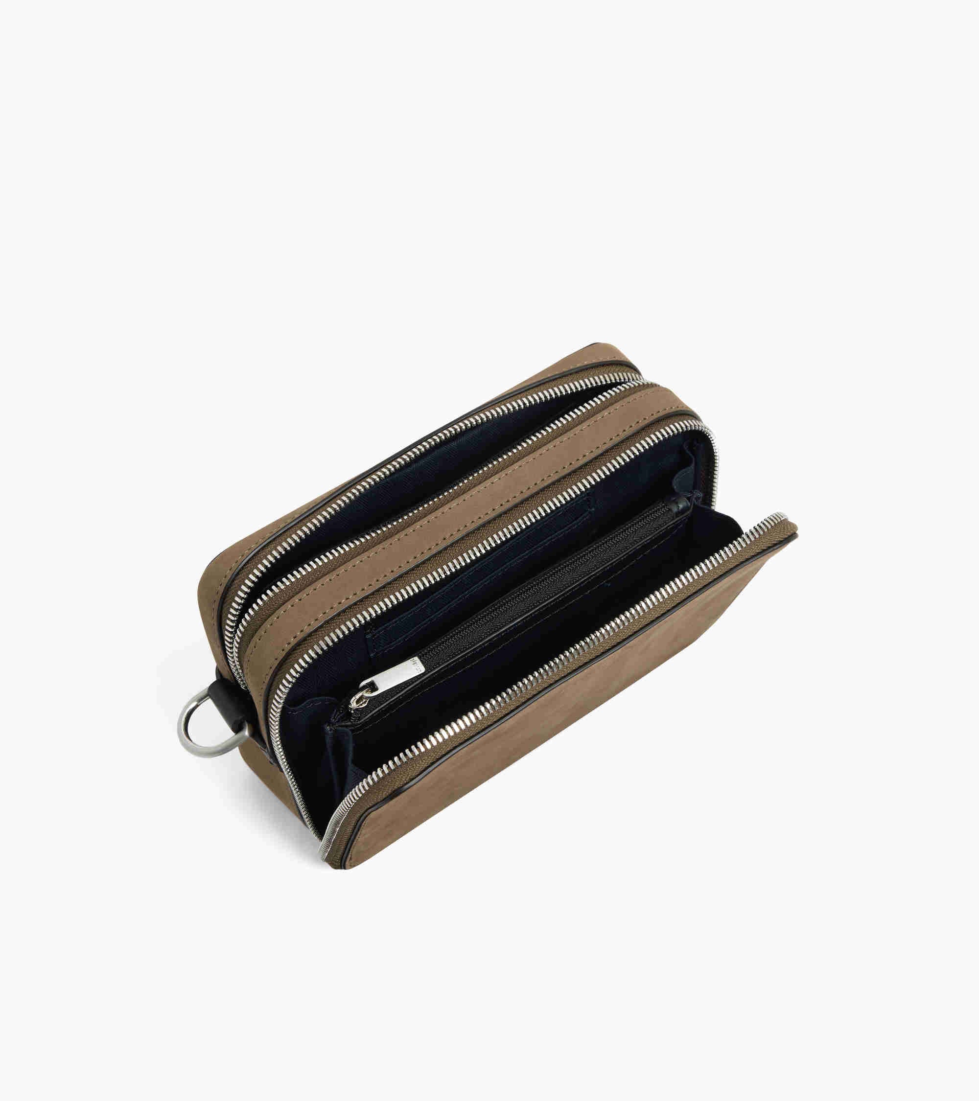 Emile small 2-compartment satchel in smooth leather and nubuck - Image 3