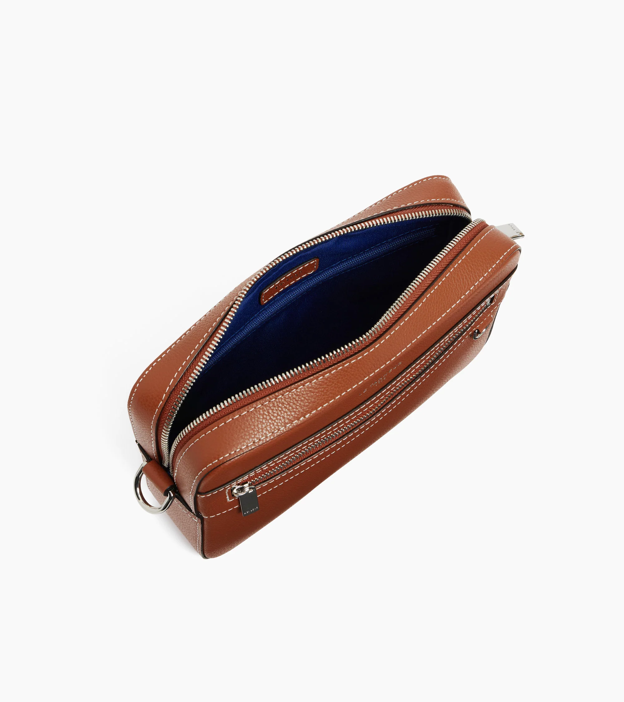Emile camera bag in grained leather - Image 3