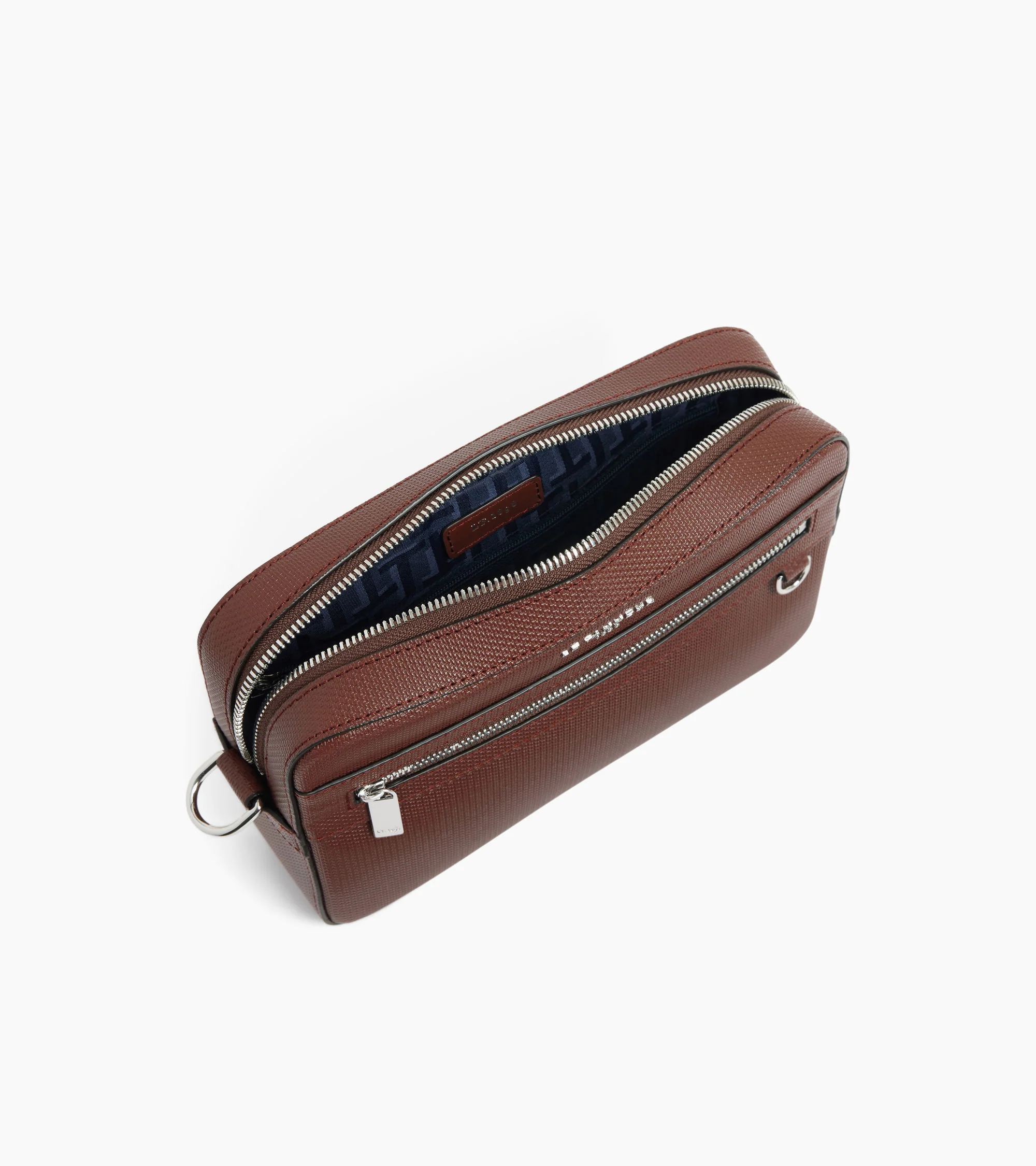 Emile small shoulder bag in T signature leather - Image 3