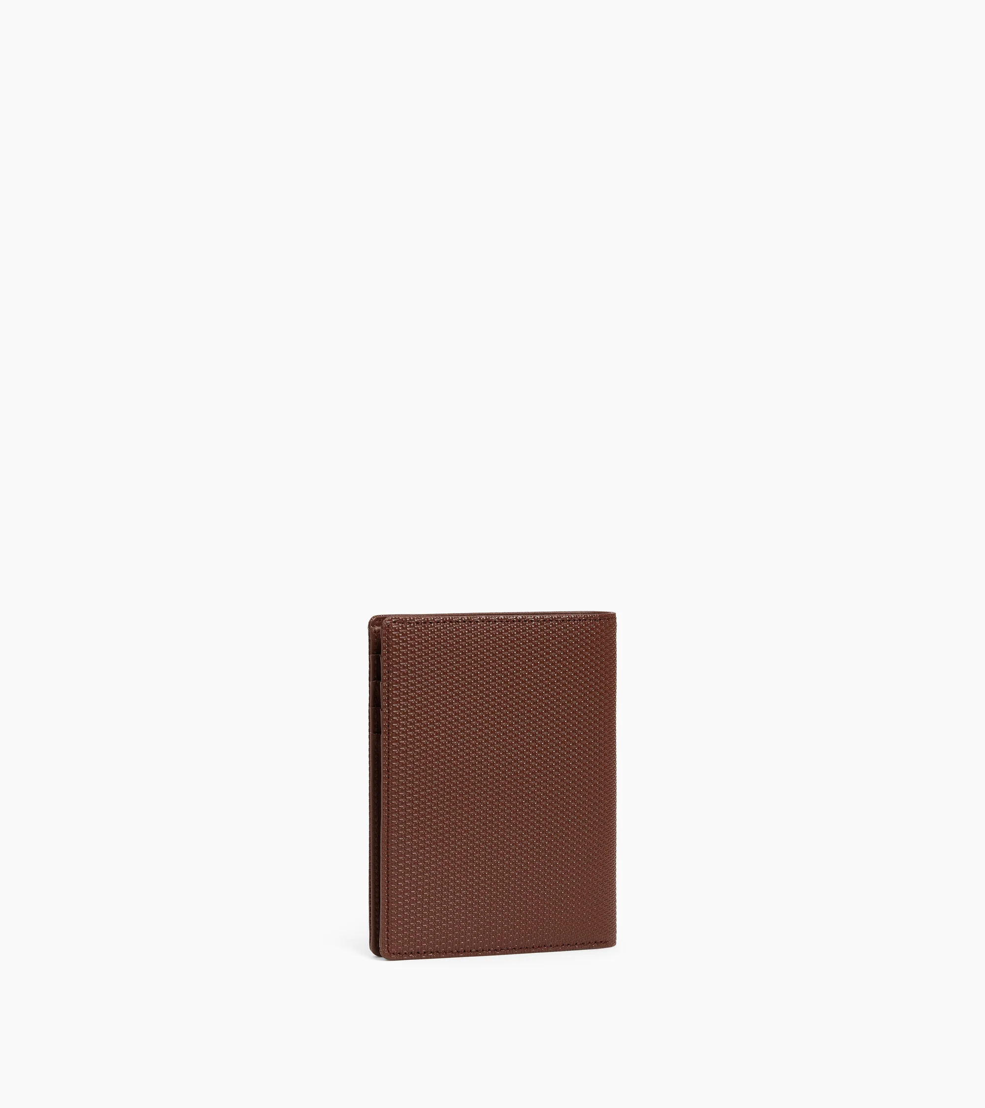 Emile vertical wallet in signature T leather - Image 4